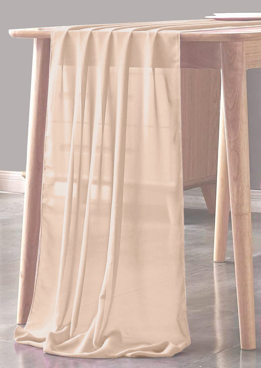 CHIFFON SHEER TABLE RUNNER (29" inches x 180" inches) - New Creations Fabric & Foam Inc