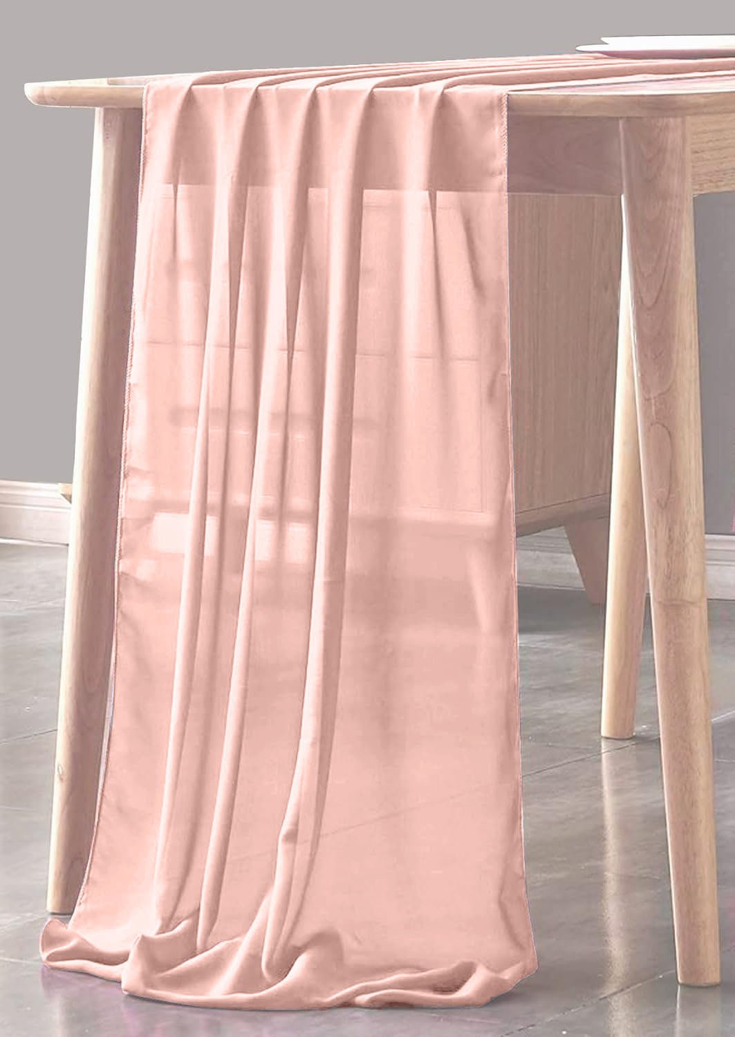 CHIFFON SHEER TABLE RUNNER (29" inches x 180" inches) - New Creations Fabric & Foam Inc
