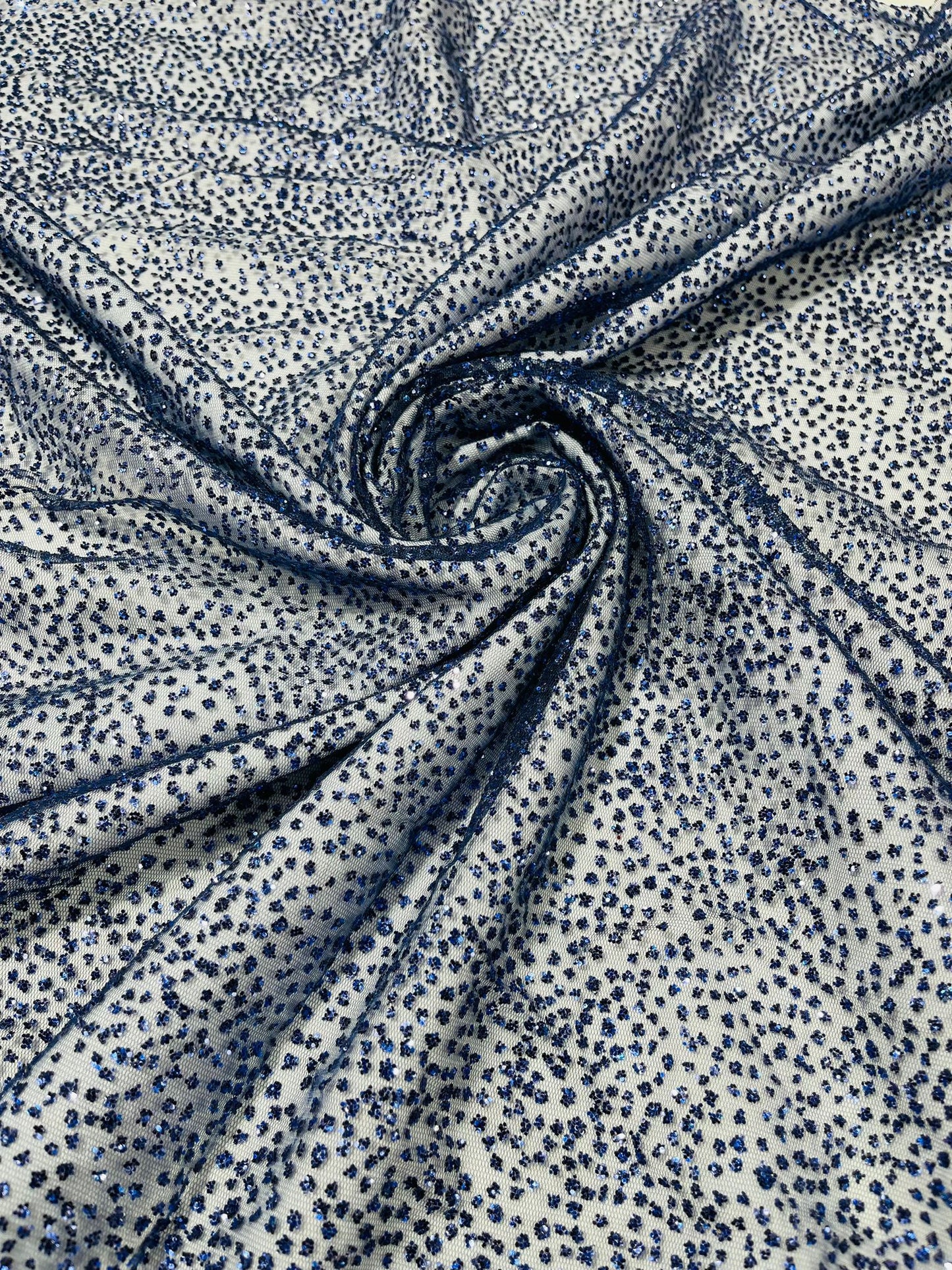 CHUNKY TULLE GLITTER (by the yard) - New Creations Fabric & Foam Inc