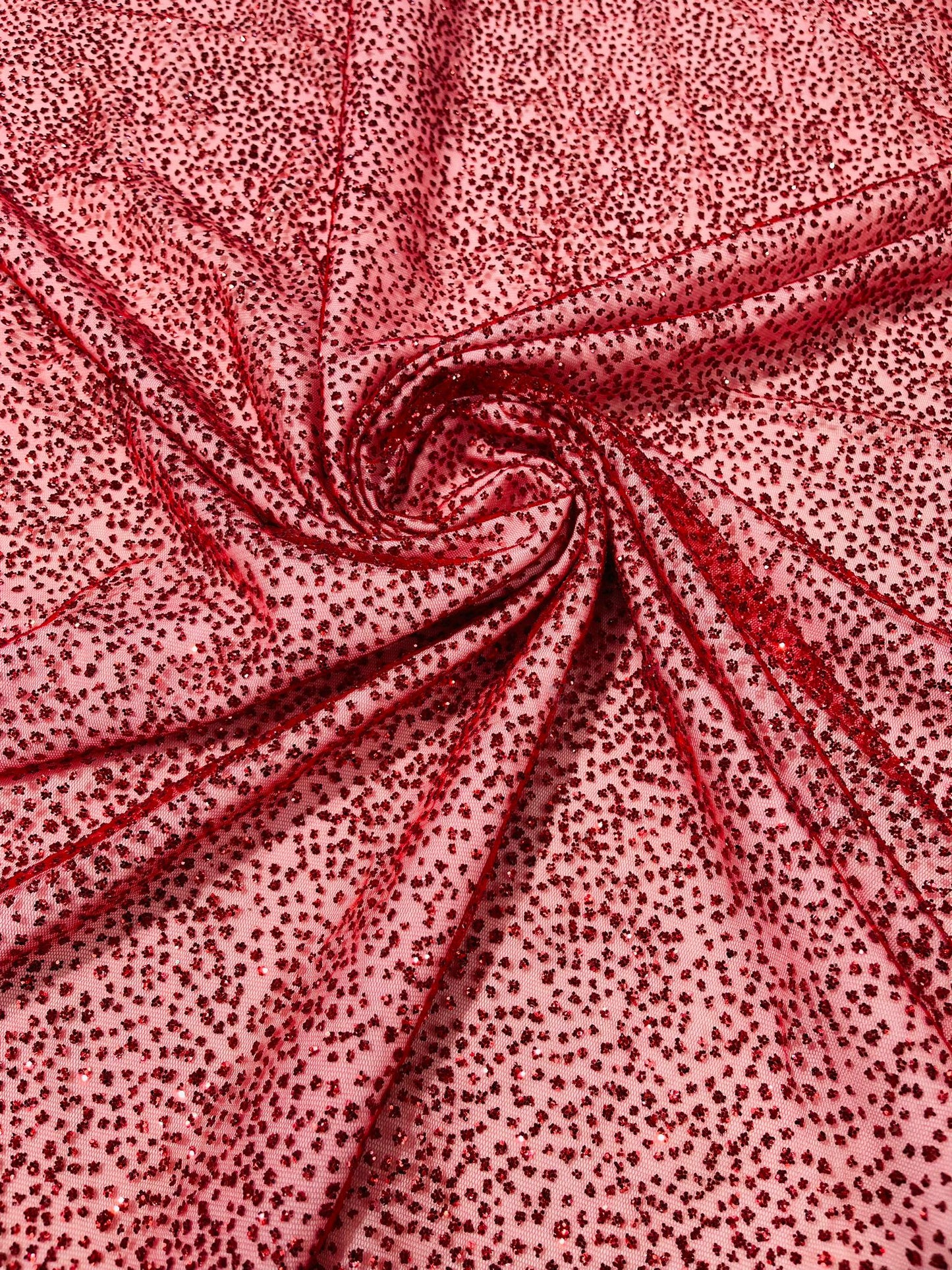 CHUNKY TULLE GLITTER (by the yard) - New Creations Fabric & Foam Inc
