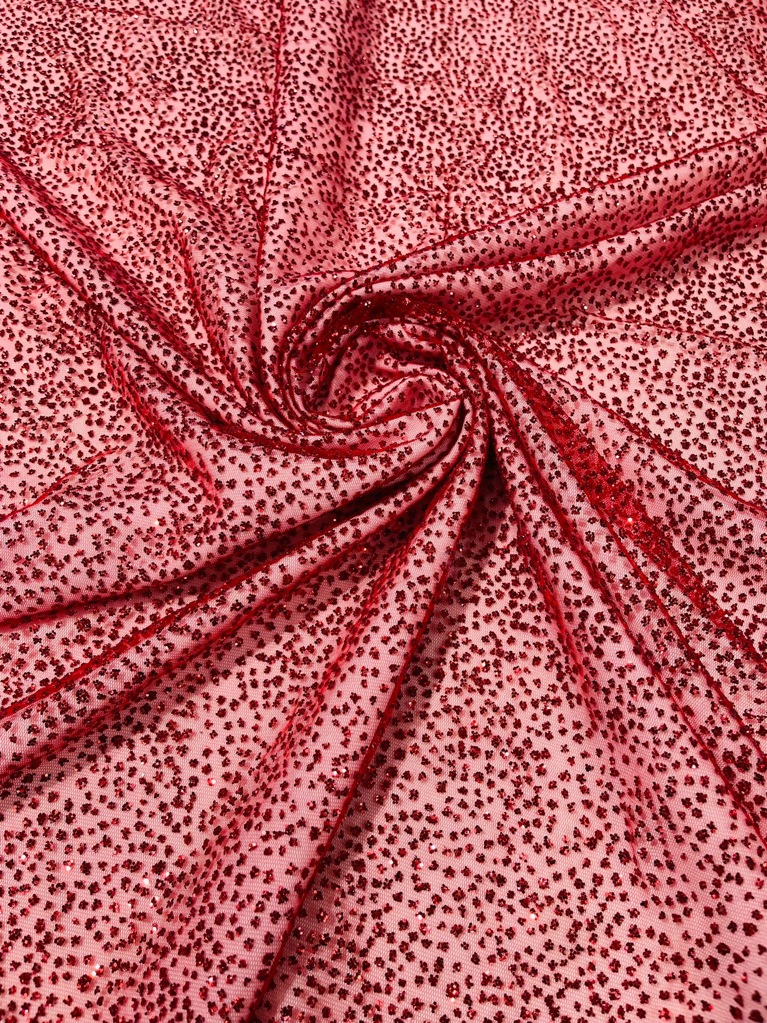 CHUNKY TULLE GLITTER (by the yard) - New Creations Fabric & Foam Inc