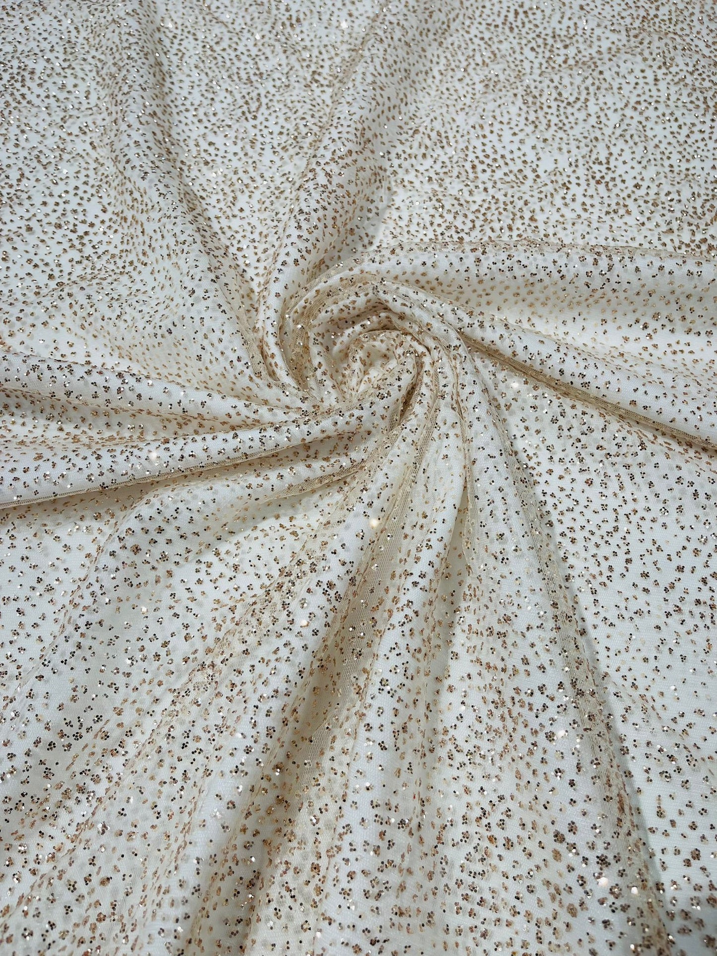 CHUNKY TULLE GLITTER (by the yard) - New Creations Fabric & Foam Inc