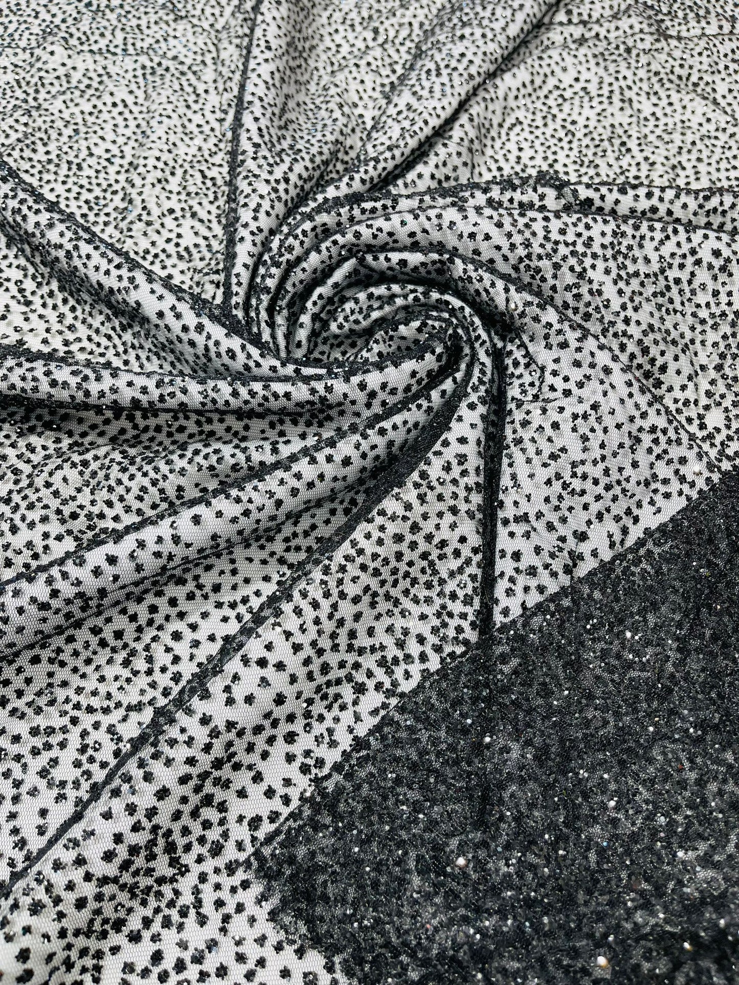 CHUNKY TULLE GLITTER (by the yard) - New Creations Fabric & Foam Inc