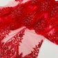 Classic Beaded Damask Lace 54” Wide| New Creations Fabric & Foam Inc. - New Creations Fabric & Foam Inc