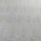 Classic Beaded Damask Lace 54” Wide| New Creations Fabric & Foam Inc. - New Creations Fabric & Foam Inc