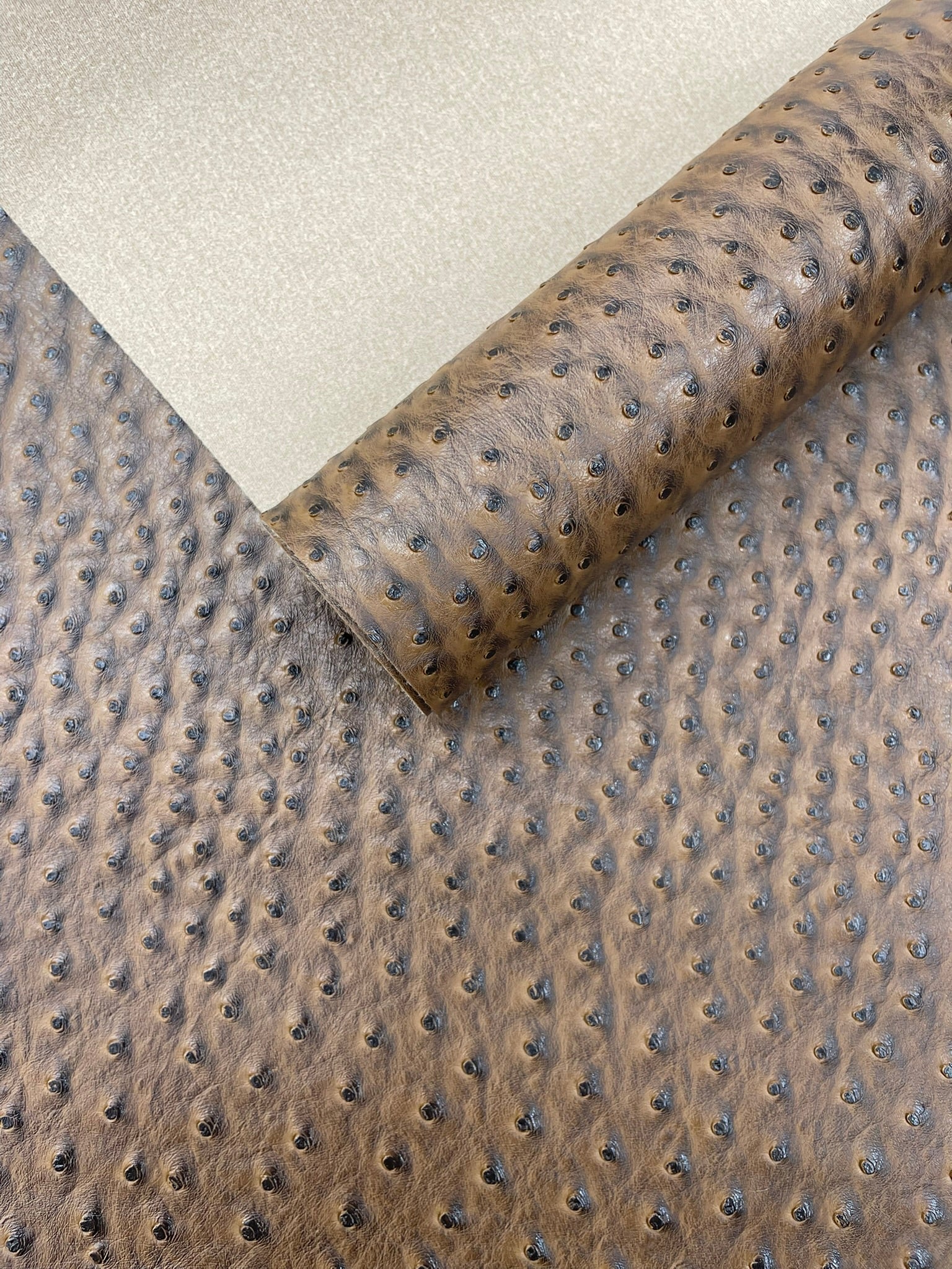 Classic Ostrich Upholstery Vinyl Fabric| New Creations Fabric & Foam Inc. - New Creations Fabric & Foam Inc
