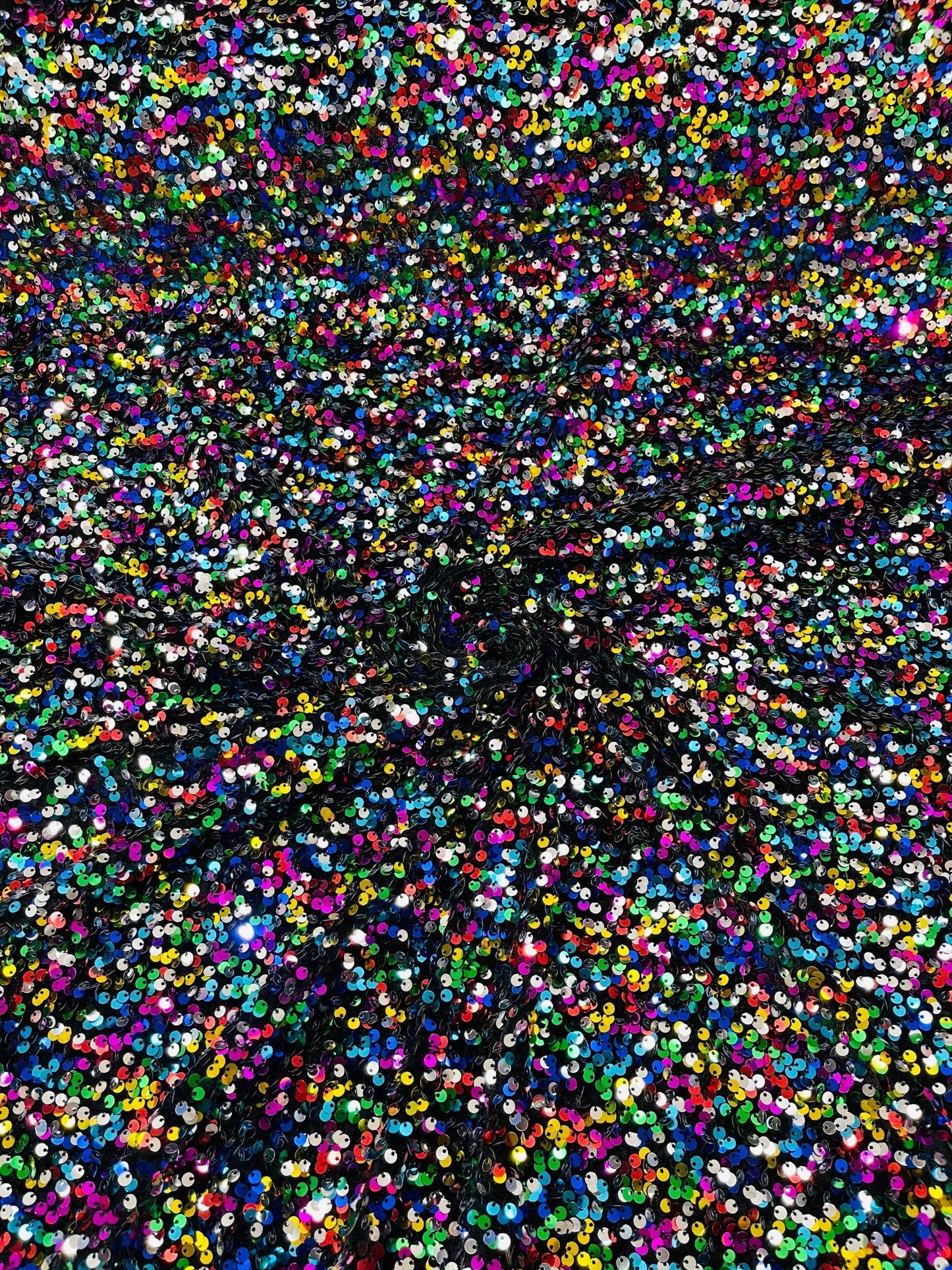 Confetti Sequin Stretch Velvet 54" Wide| New Creations Fabric & Foam Inc. - New Creations Fabric & Foam Inc
