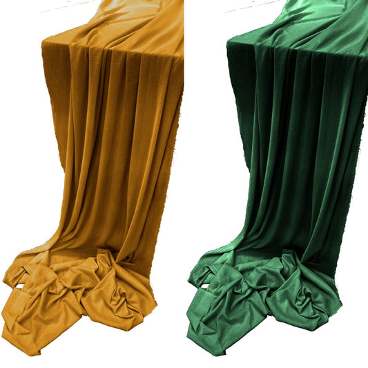 COTTON GAUZE SHEER TABLE RUNNER (14 Inches x 90 Inches) - New Creations Fabric & Foam Inc