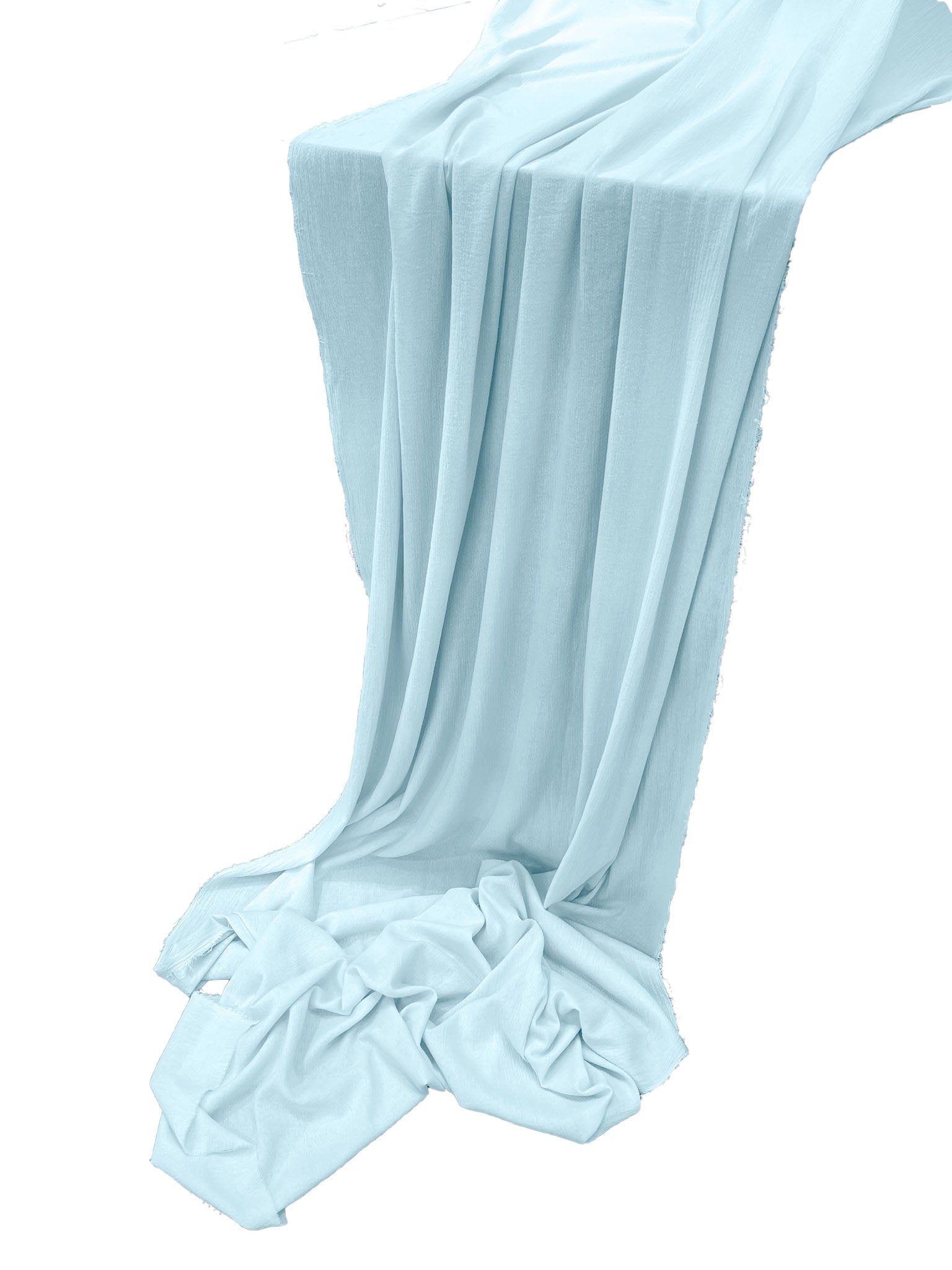 Cotton Gauze Sheer, Wedding, Decorations for Birthday Parties, Banquets, Engagements. (48" Wide x 5 Yards) - New Creations Fabric & Foam Inc