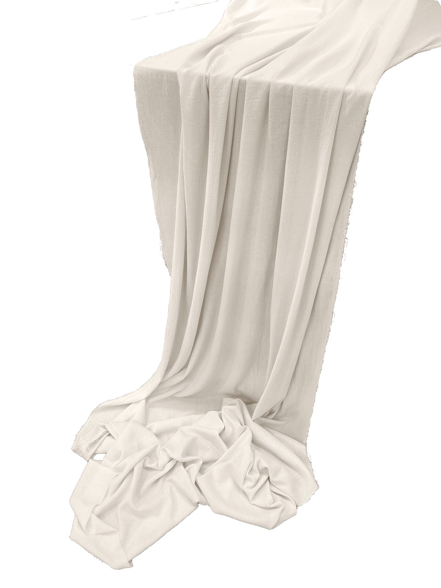 Cotton Gauze Sheer, Wedding, Decorations for Birthday Parties, Banquets, Engagements. (48" Wide x 5 Yards) - New Creations Fabric & Foam Inc
