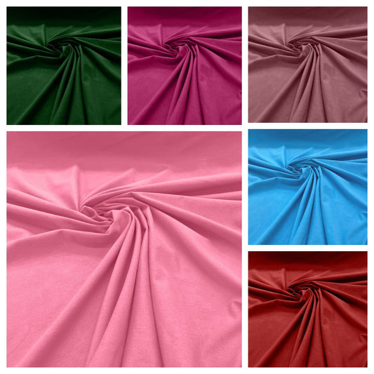 COTTON JERSEY SPANDEX KNIT (by the yard) - New Creations Fabric & Foam Inc