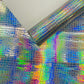 Crocodile Embossed PVC Holographic Vinyl Fabric| New Creations Fabric & Foam Inc. - New Creations Fabric & Foam Inc
