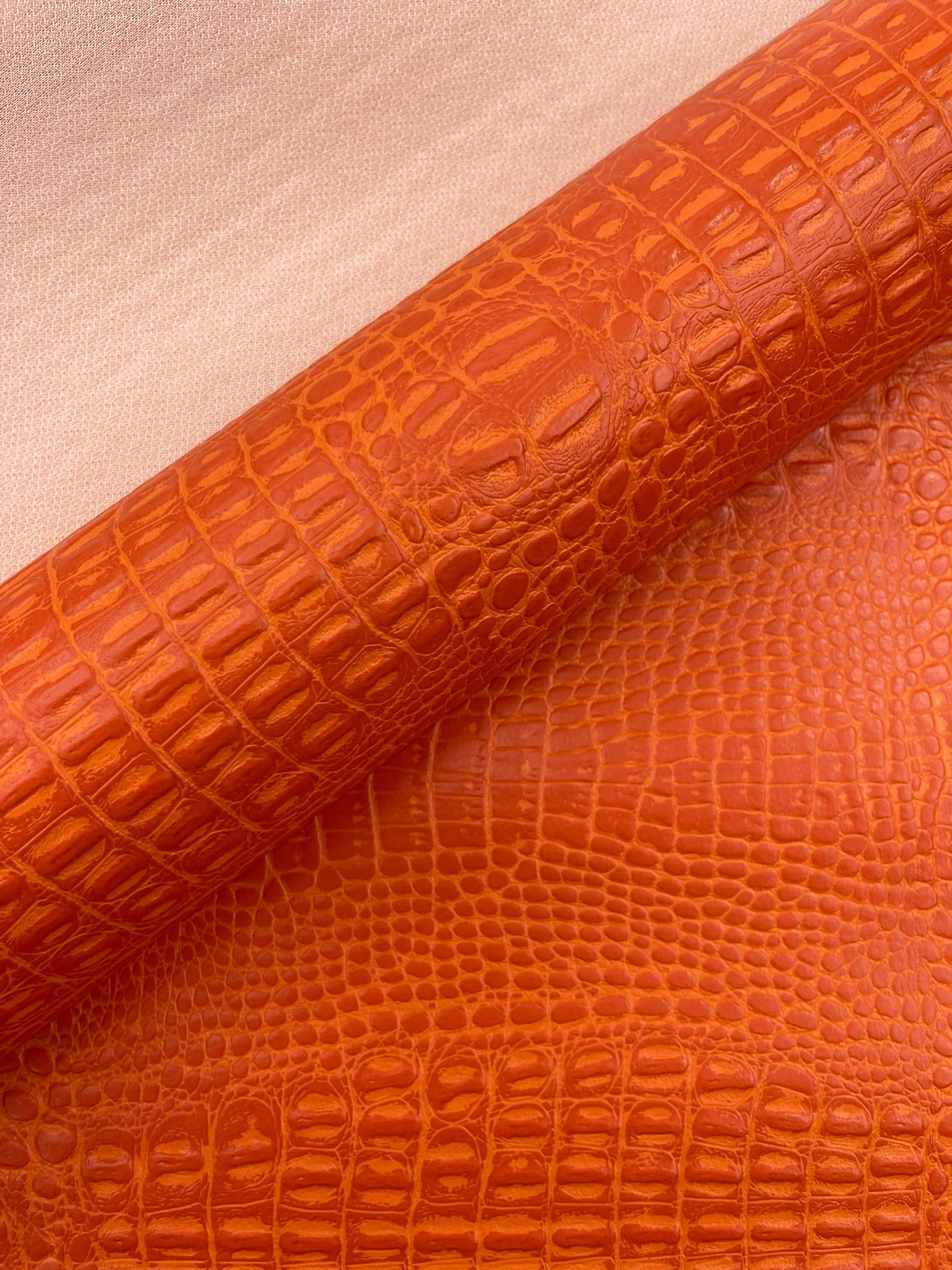 Crocodile Marine Vinyl 2 tone Upholstery Skin Texture Faux Leather PVC| New Creations Fabric & Foam Inc. - New Creations Fabric & Foam Inc