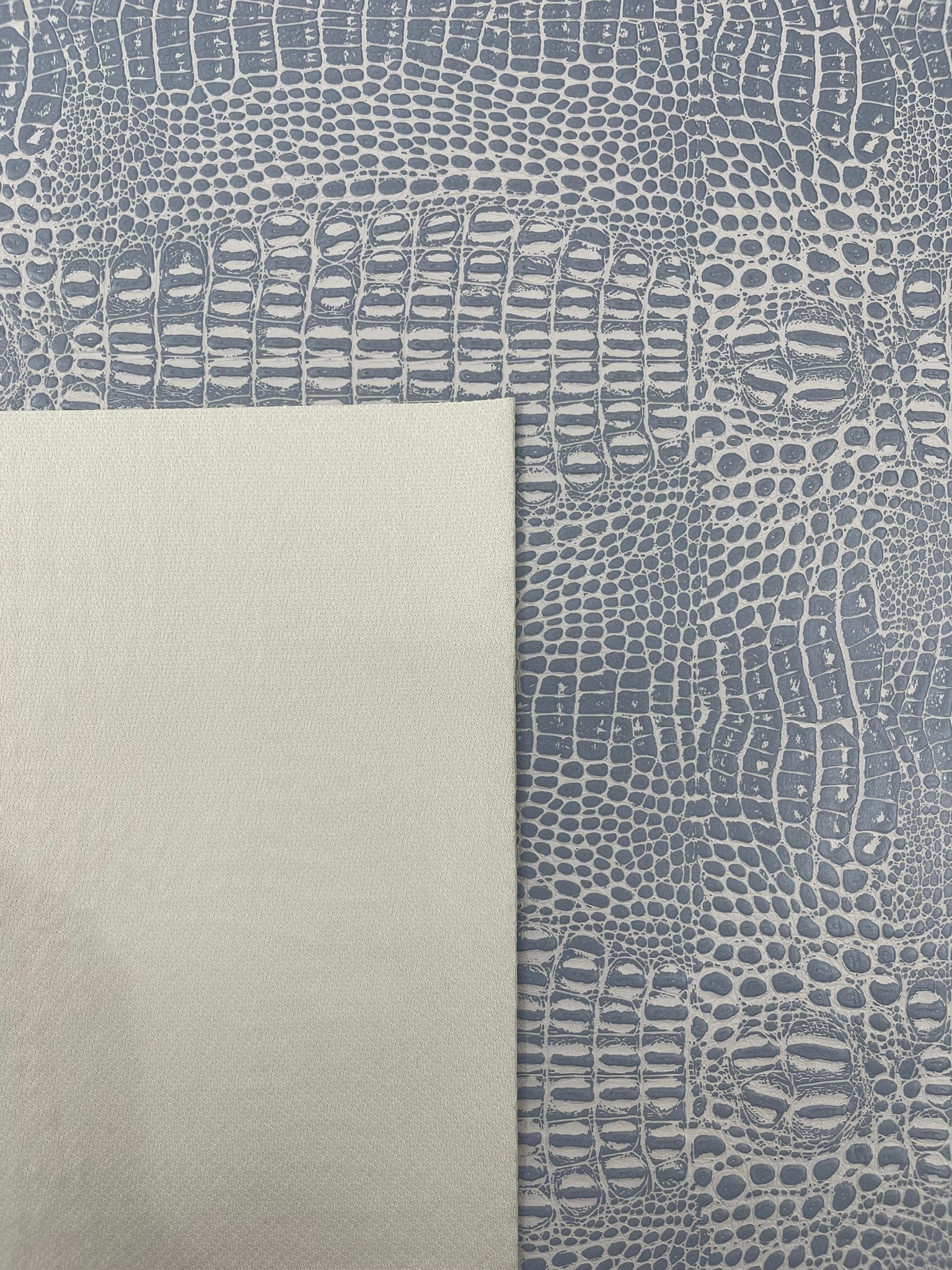 Crocodile Marine Vinyl 2 tone Upholstery Skin Texture Faux Leather PVC| New Creations Fabric & Foam Inc. - New Creations Fabric & Foam Inc