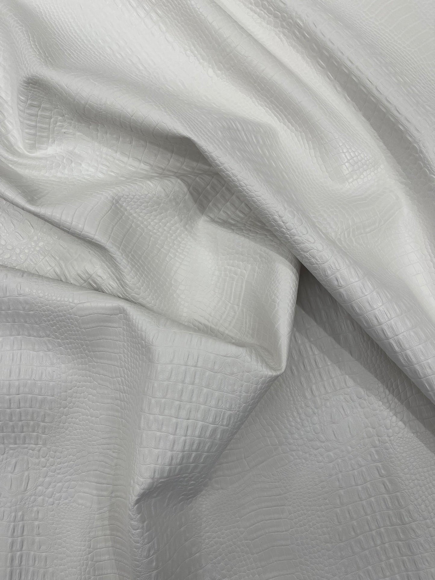 Crocodile Marine Vinyl 2 tone Upholstery Skin Texture Faux Leather PVC| New Creations Fabric & Foam Inc. - New Creations Fabric & Foam Inc