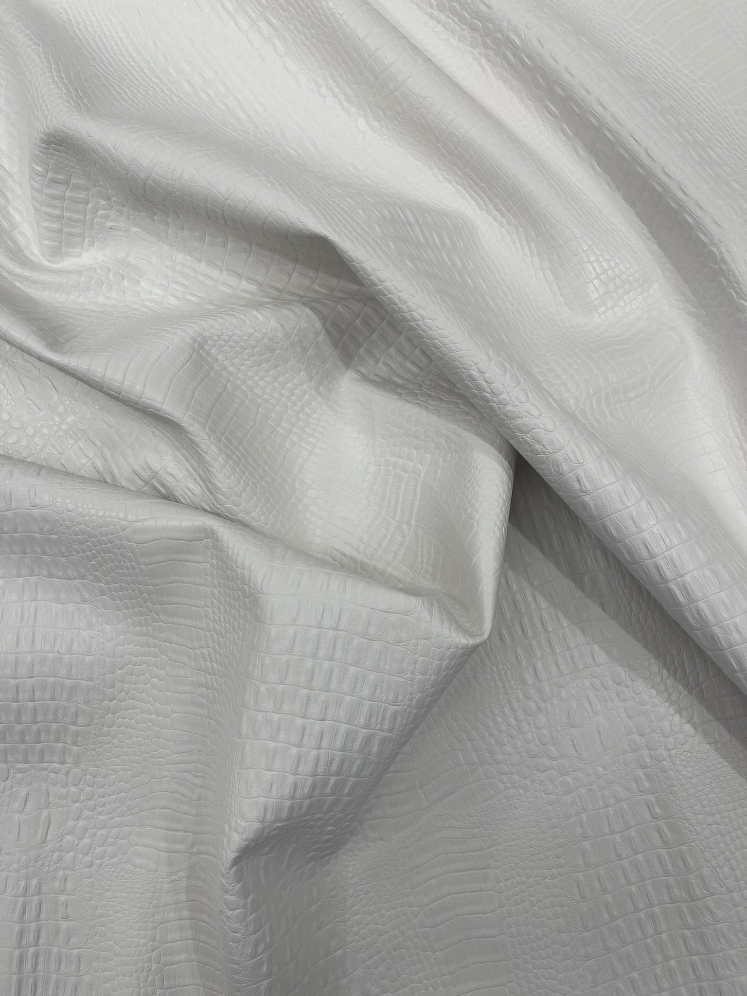 Crocodile Marine Vinyl 2 tone Upholstery Skin Texture Faux Leather PVC| New Creations Fabric & Foam Inc. - New Creations Fabric & Foam Inc