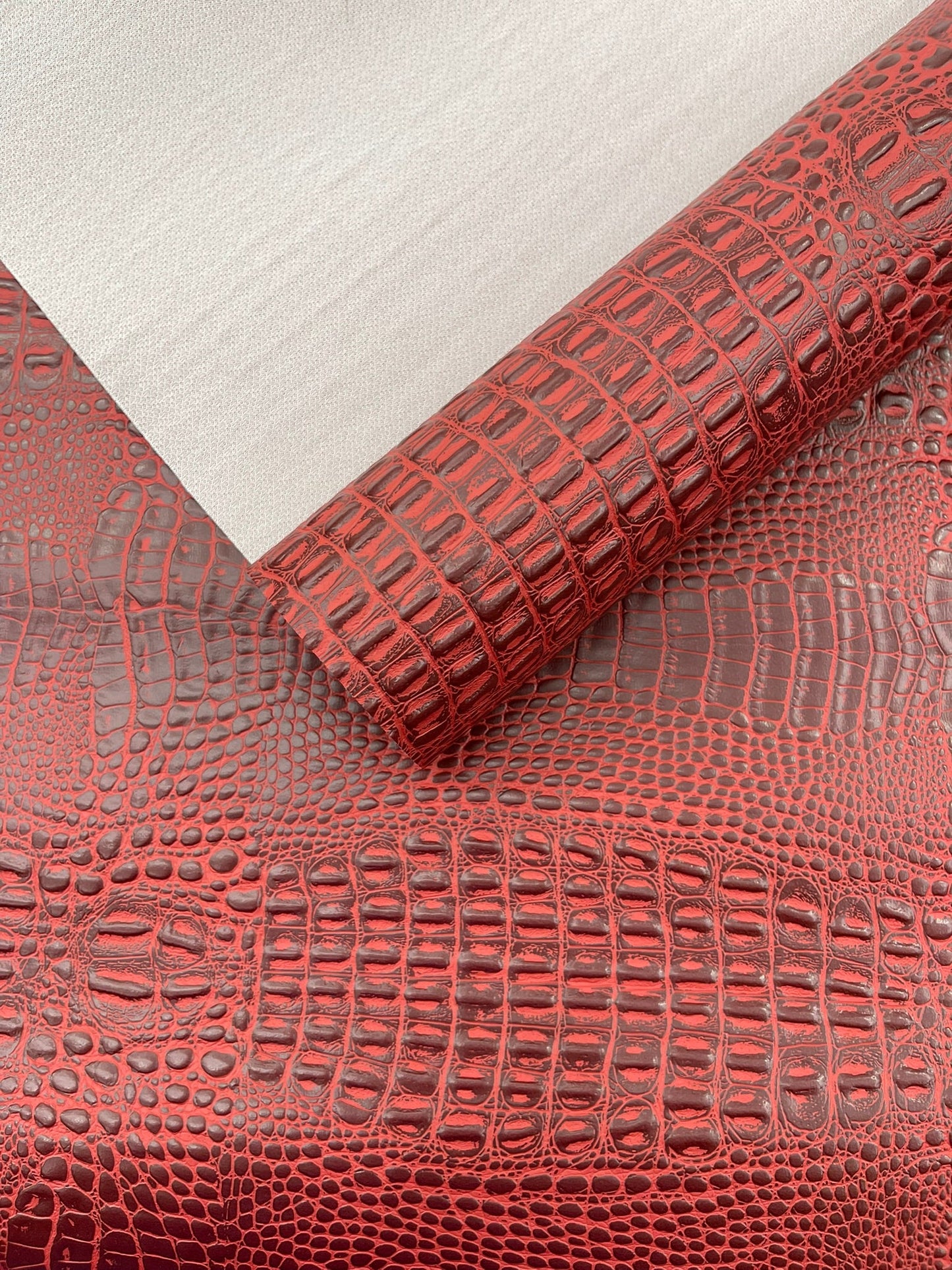 Crocodile Marine Vinyl 2 tone Upholstery Skin Texture Faux Leather PVC| New Creations Fabric & Foam Inc. - New Creations Fabric & Foam Inc