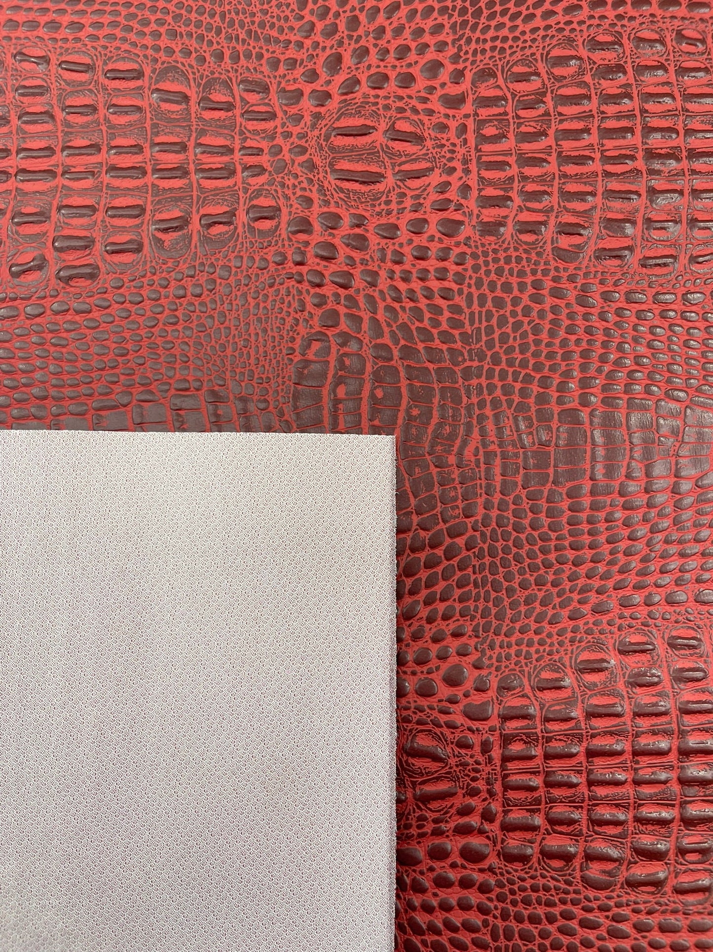Crocodile Marine Vinyl 2 tone Upholstery Skin Texture Faux Leather PVC| New Creations Fabric & Foam Inc. - New Creations Fabric & Foam Inc