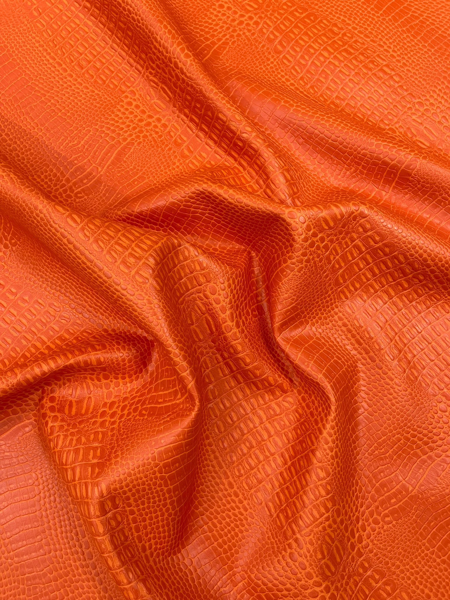 Crocodile Marine Vinyl 2 tone Upholstery Skin Texture Faux Leather PVC| New Creations Fabric & Foam Inc. - New Creations Fabric & Foam Inc