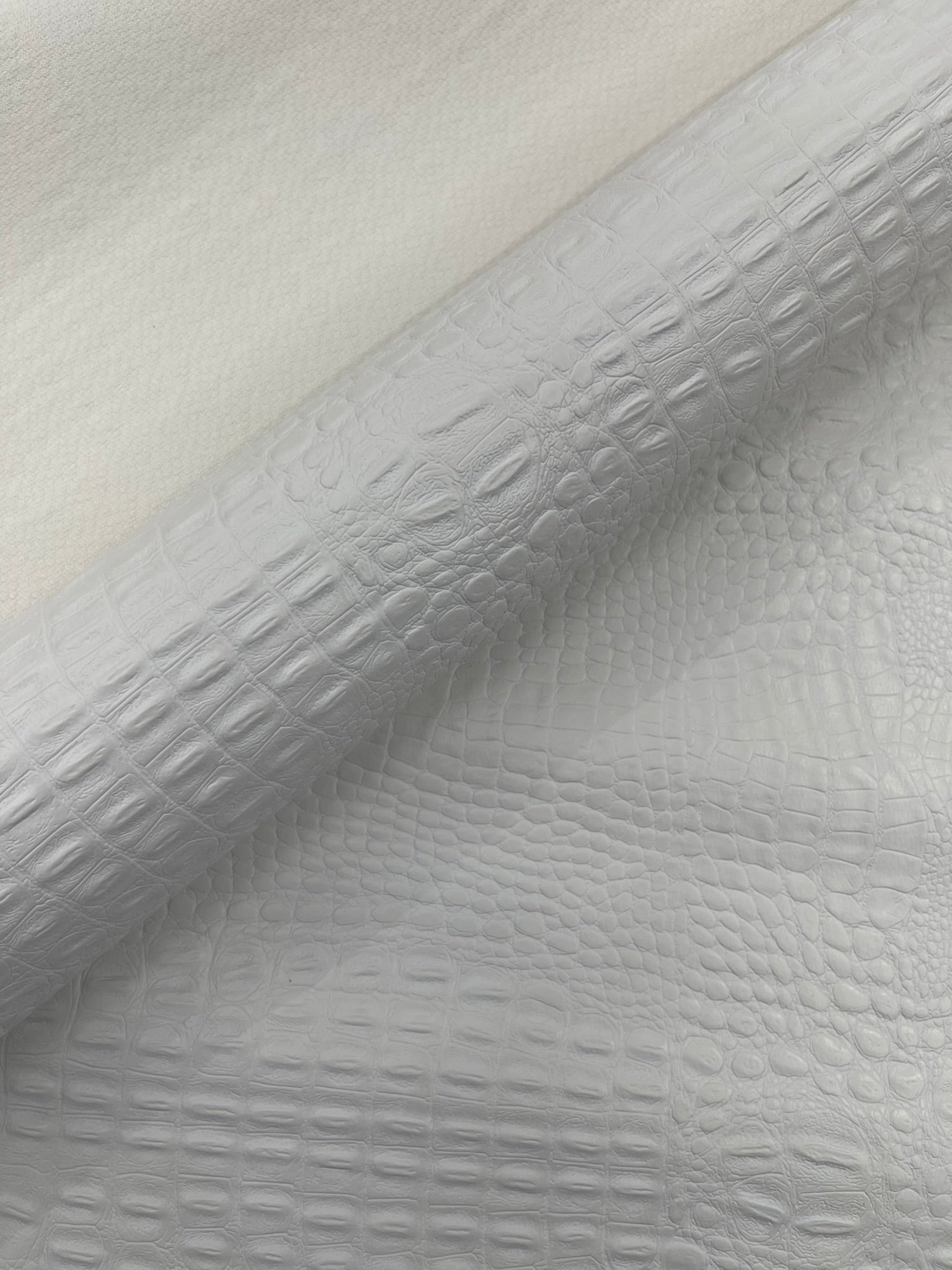 Crocodile Marine Vinyl 2 tone Upholstery Skin Texture Faux Leather PVC| New Creations Fabric & Foam Inc. - New Creations Fabric & Foam Inc