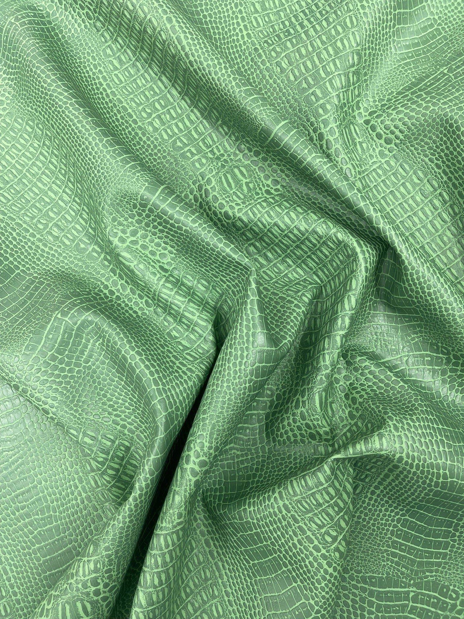 Crocodile Marine Vinyl 2 tone Upholstery Skin Texture Faux Leather PVC| New Creations Fabric & Foam Inc. - New Creations Fabric & Foam Inc