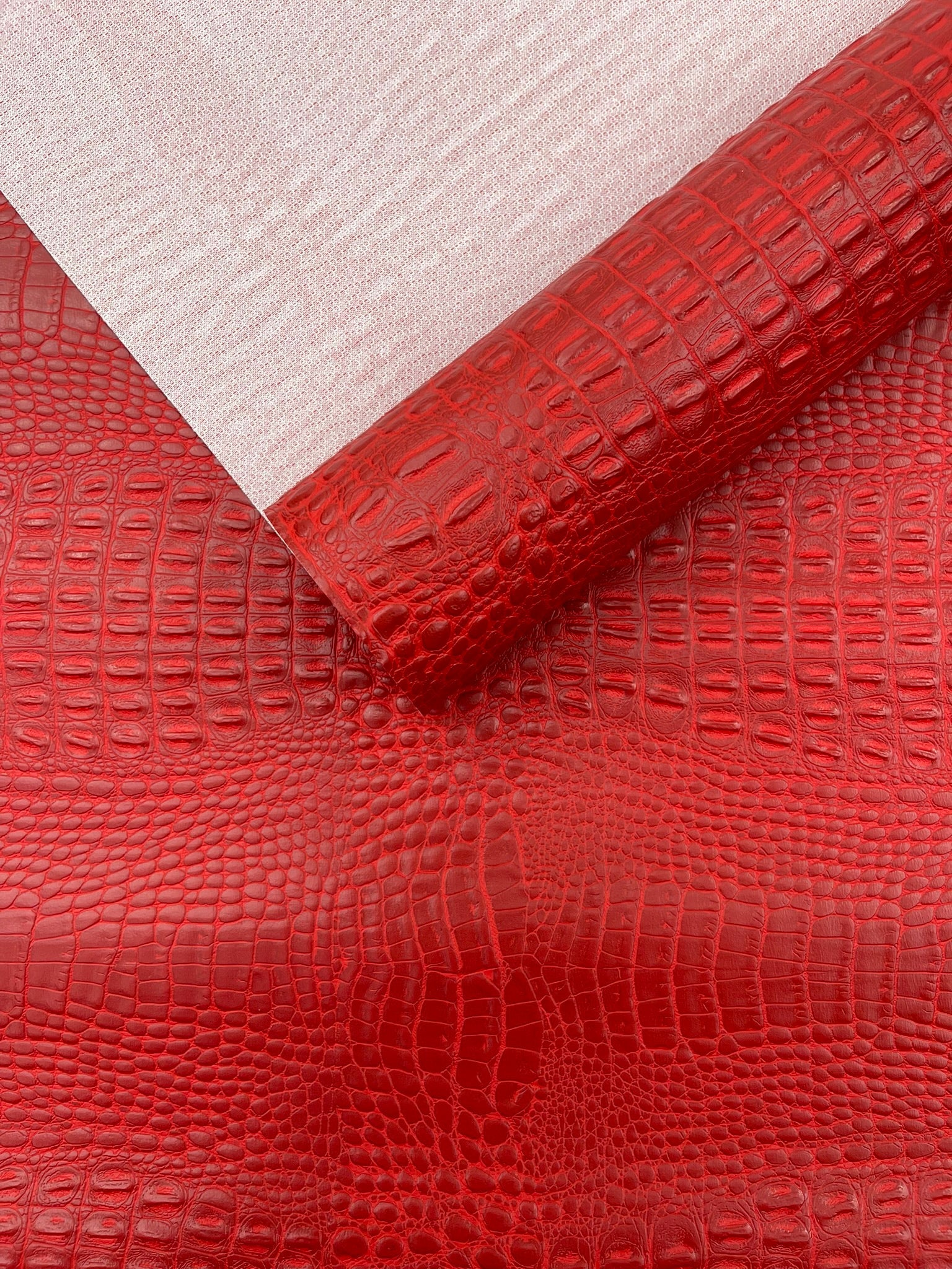 Crocodile Marine Vinyl 2 tone Upholstery Skin Texture Faux Leather PVC| New Creations Fabric & Foam Inc. - New Creations Fabric & Foam Inc