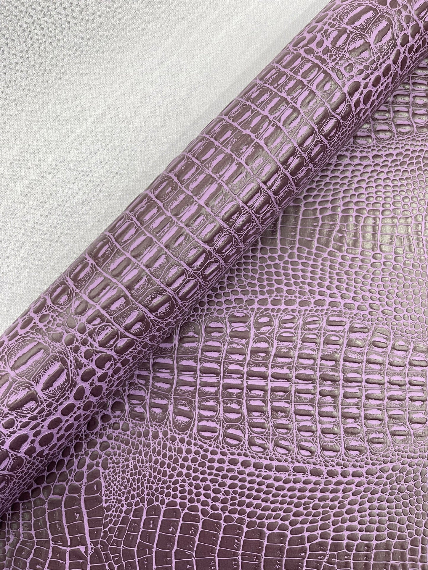 Crocodile Marine Vinyl 2 tone Upholstery Skin Texture Faux Leather PVC| New Creations Fabric & Foam Inc. - New Creations Fabric & Foam Inc