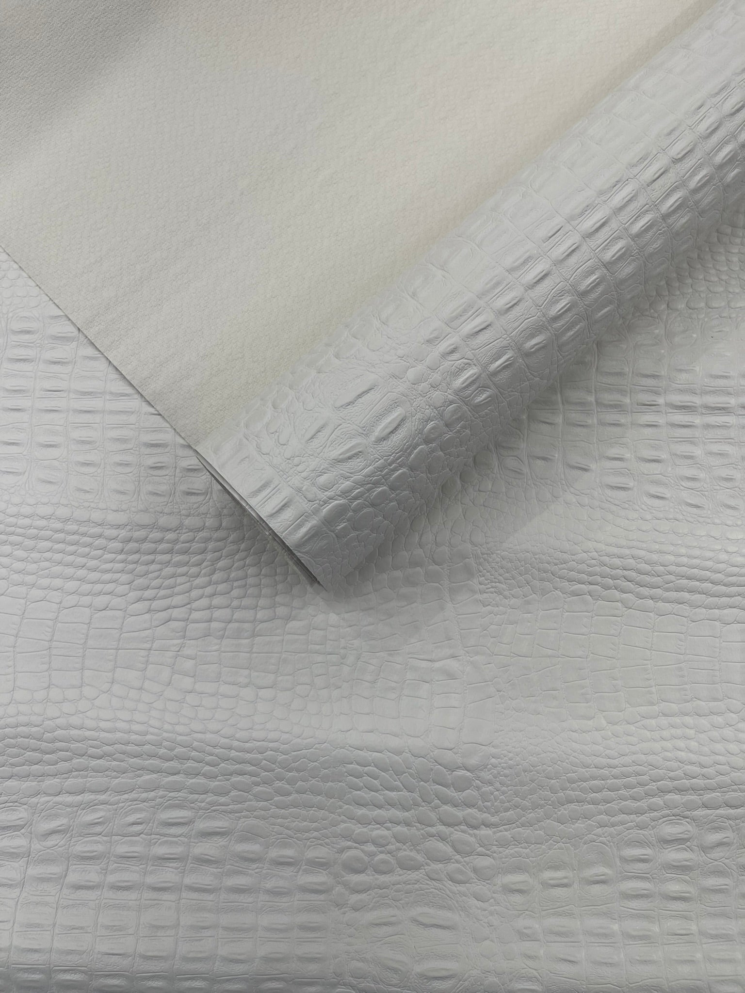 Crocodile Marine Vinyl 2 tone Upholstery Skin Texture Faux Leather PVC| New Creations Fabric & Foam Inc. - New Creations Fabric & Foam Inc