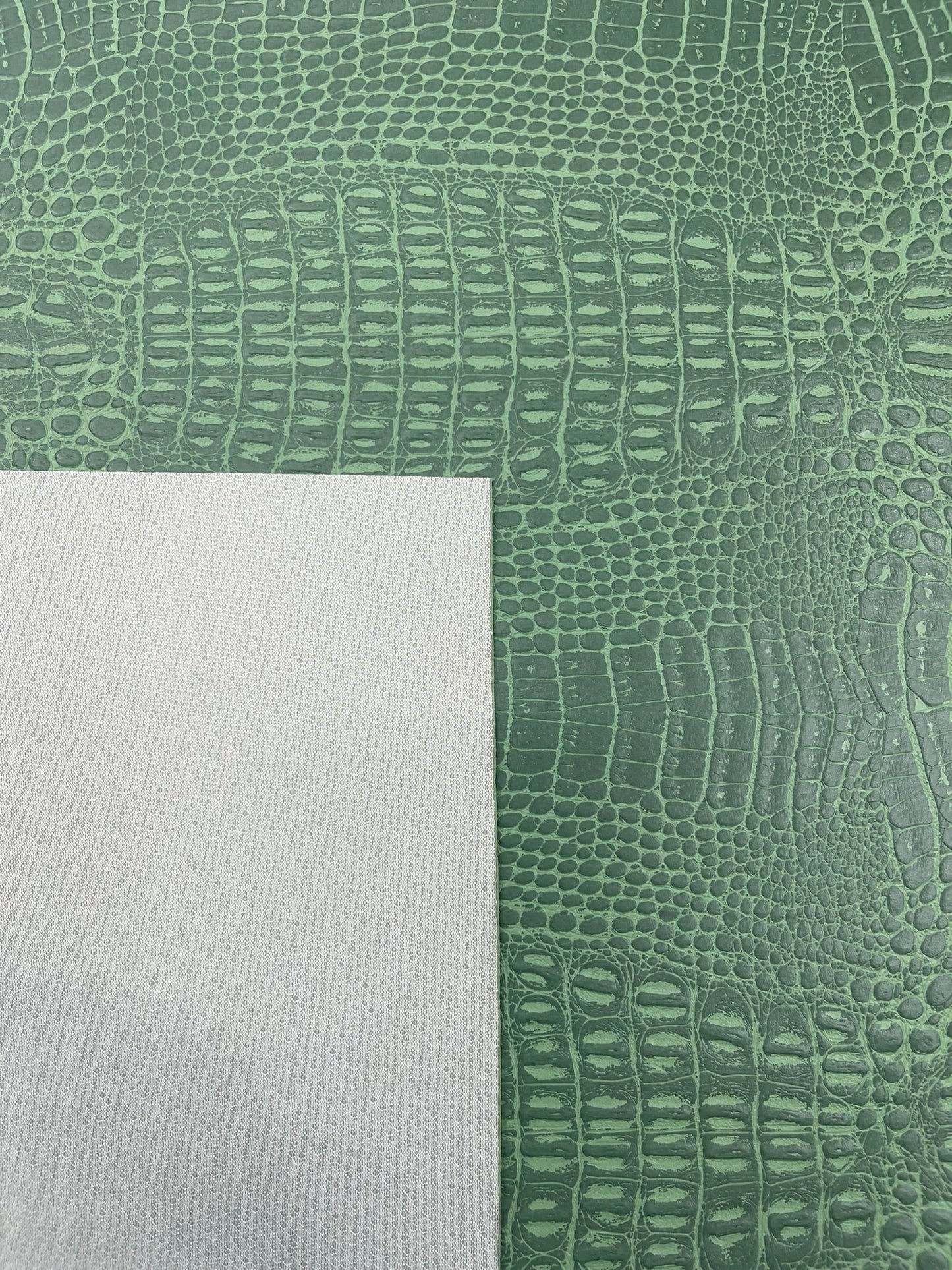 Crocodile Marine Vinyl 2 tone Upholstery Skin Texture Faux Leather PVC| New Creations Fabric & Foam Inc. - New Creations Fabric & Foam Inc
