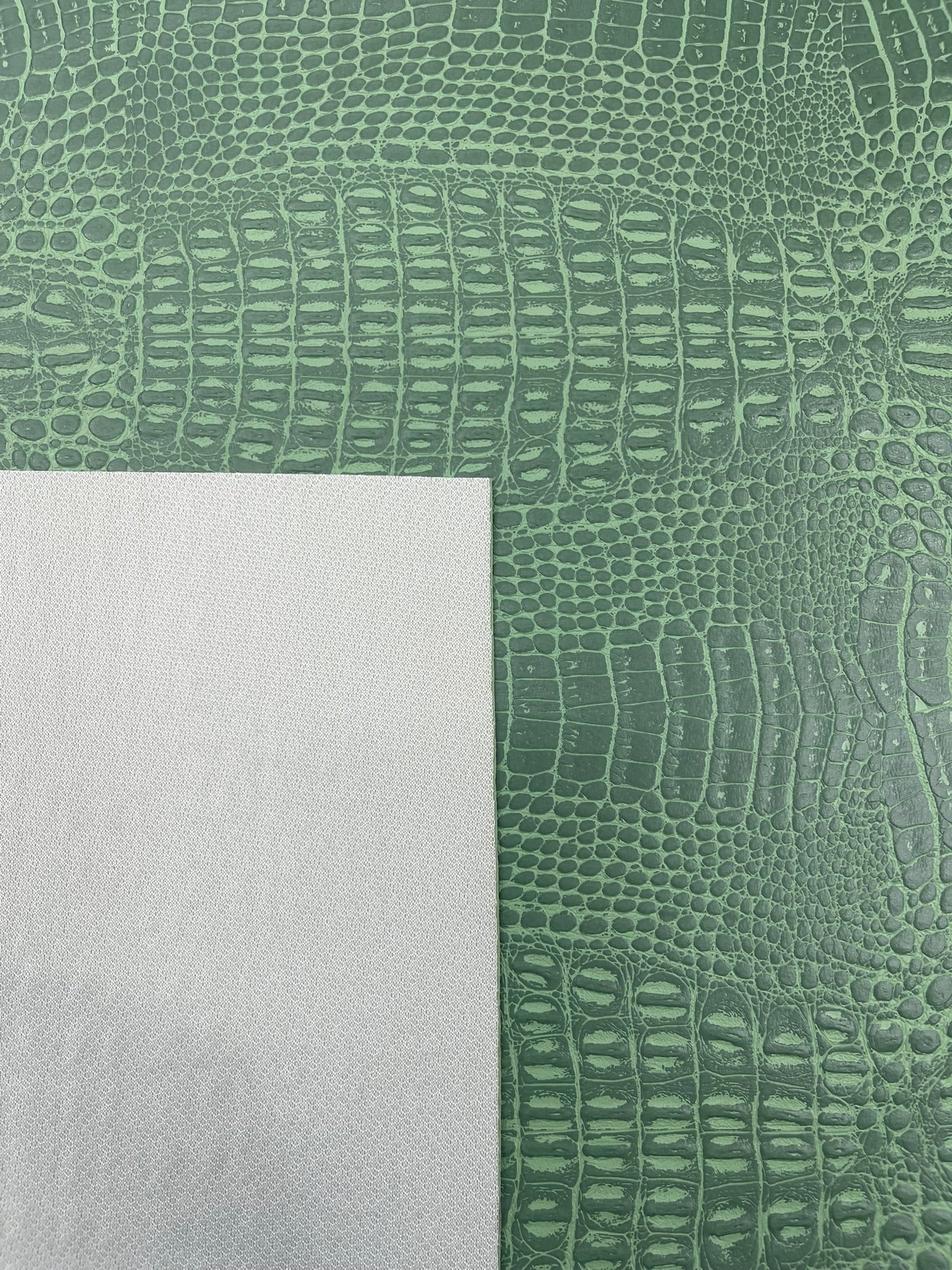 Crocodile Marine Vinyl 2 tone Upholstery Skin Texture Faux Leather PVC| New Creations Fabric & Foam Inc. - New Creations Fabric & Foam Inc