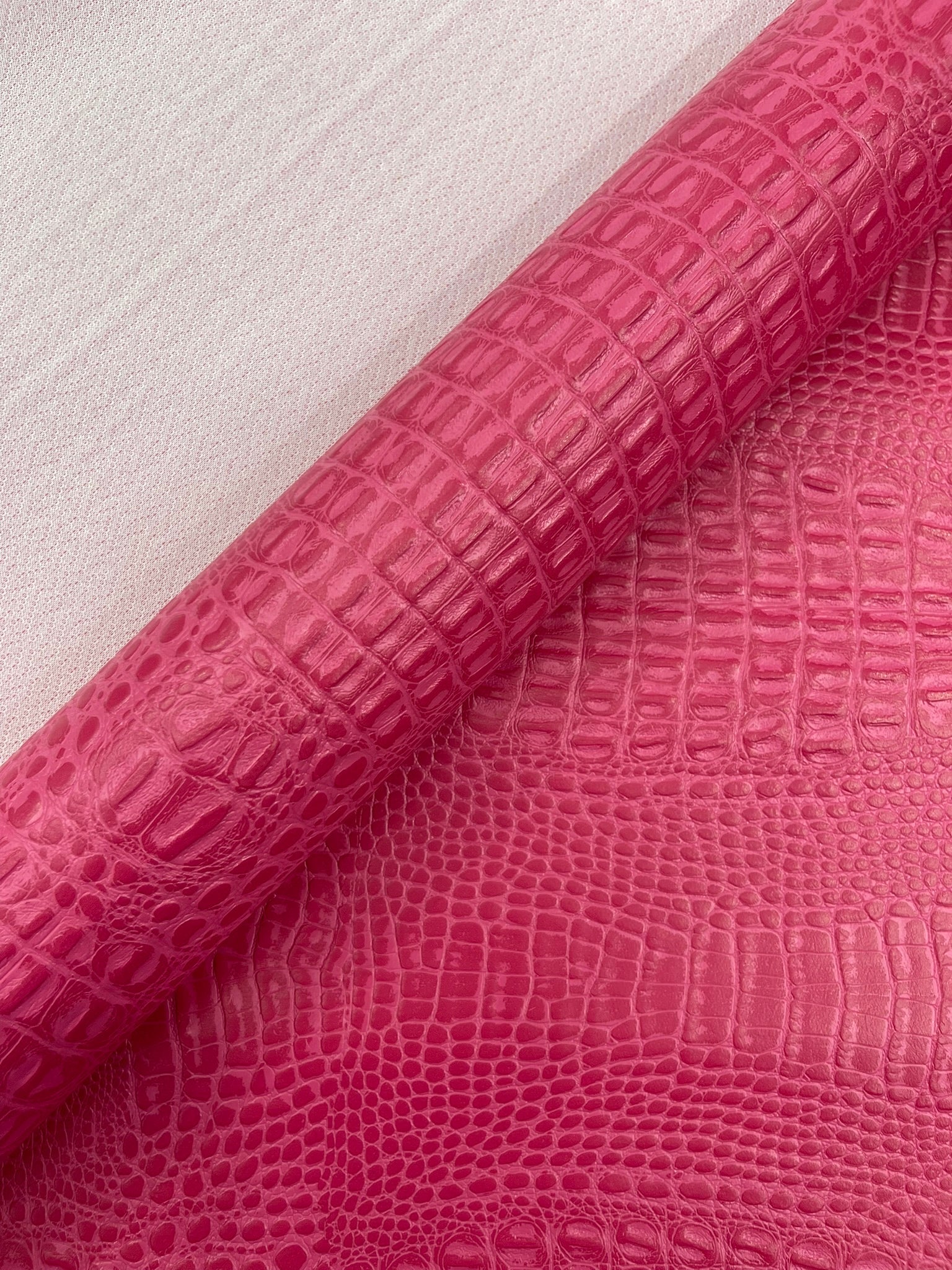 Crocodile Marine Vinyl 2 tone Upholstery Skin Texture Faux Leather PVC| New Creations Fabric & Foam Inc. - New Creations Fabric & Foam Inc