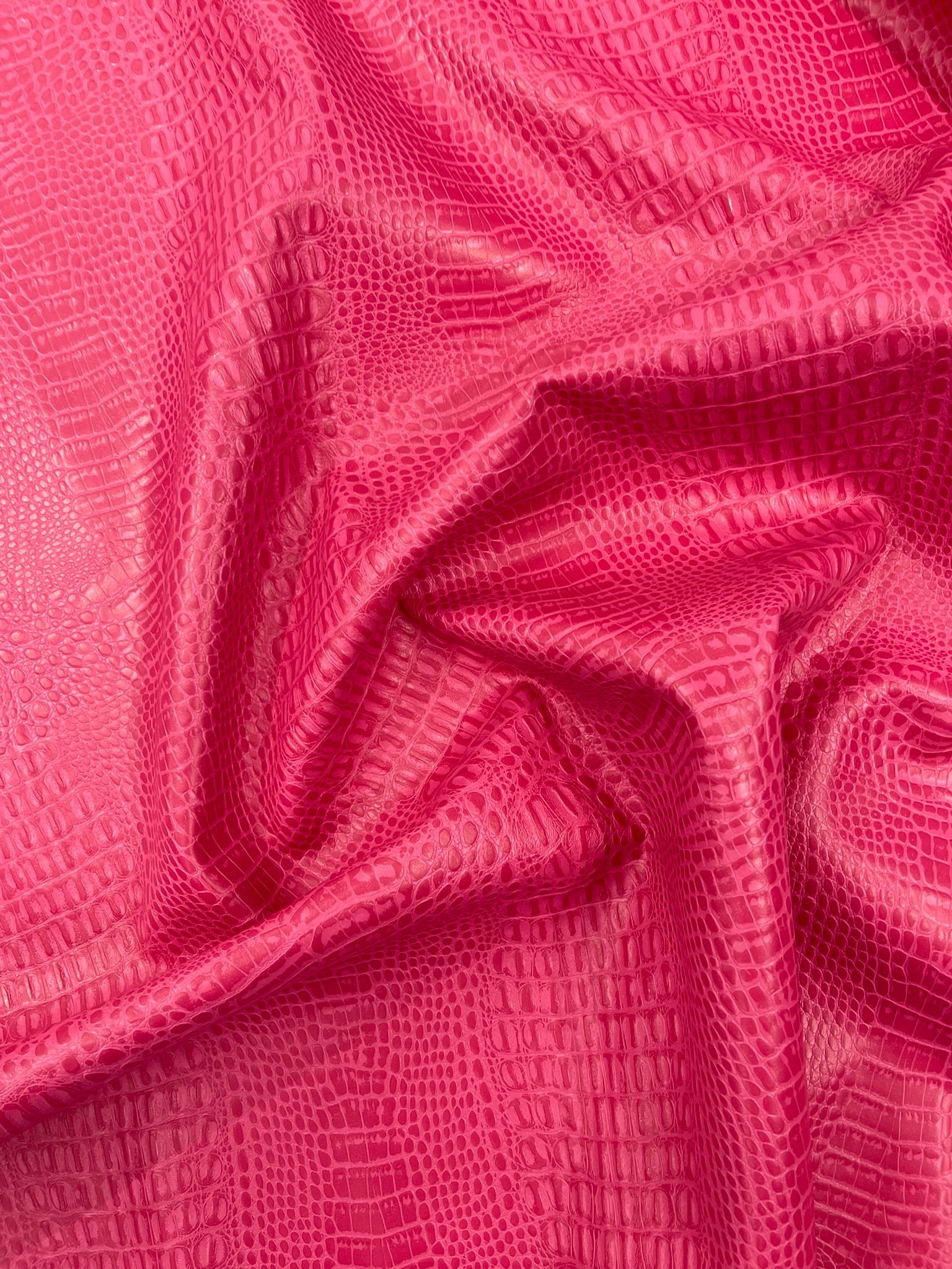 Crocodile Marine Vinyl 2 tone Upholstery Skin Texture Faux Leather PVC| New Creations Fabric & Foam Inc. - New Creations Fabric & Foam Inc