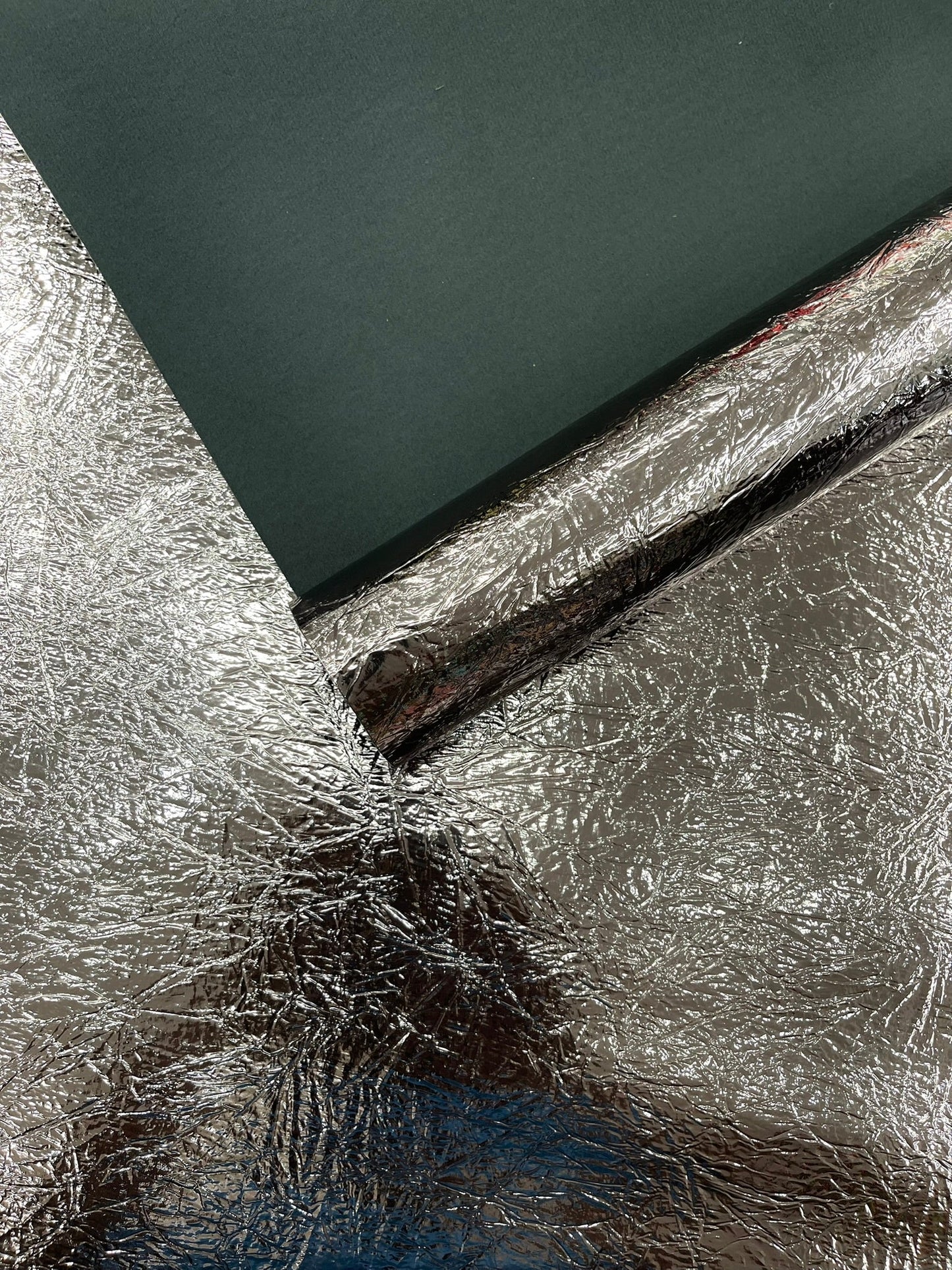 Crush Chrome Mirror Shiny Vinyl Fabric| New Creations Fabric & Foam Inc. - New Creations Fabric & Foam Inc