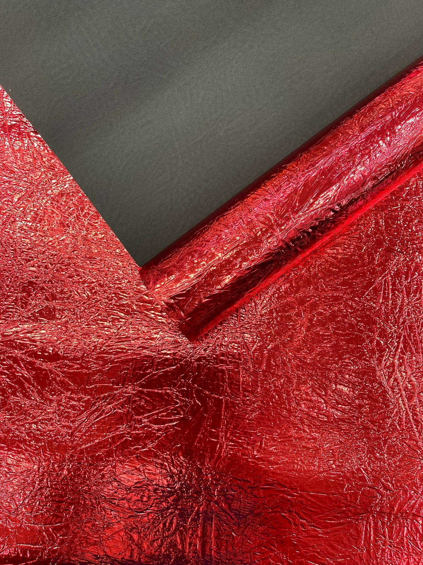 Crush Chrome Mirror Shiny Vinyl Fabric| New Creations Fabric & Foam Inc. - New Creations Fabric & Foam Inc