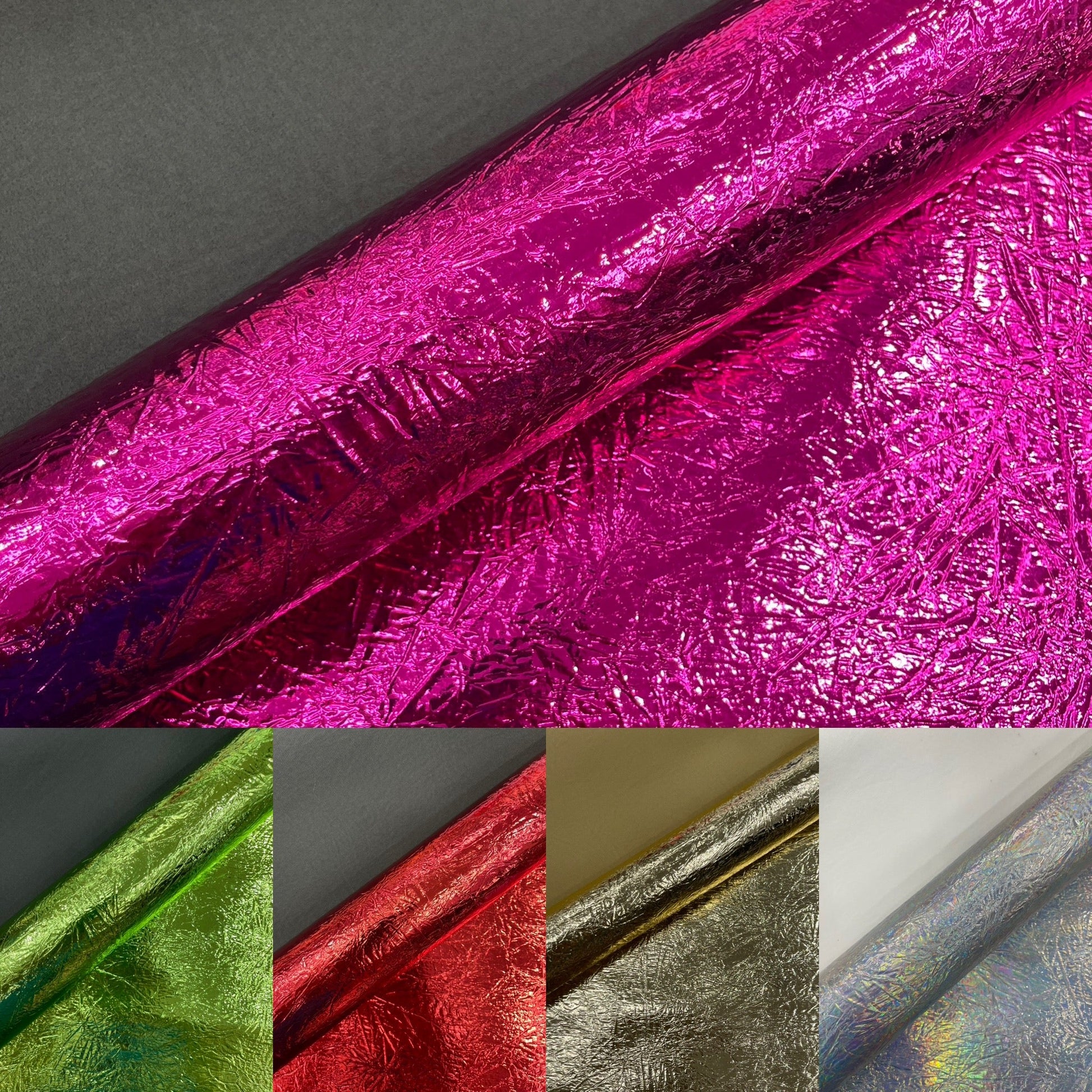Crush Chrome Mirror Shiny Vinyl Fabric| New Creations Fabric & Foam Inc. - New Creations Fabric & Foam Inc