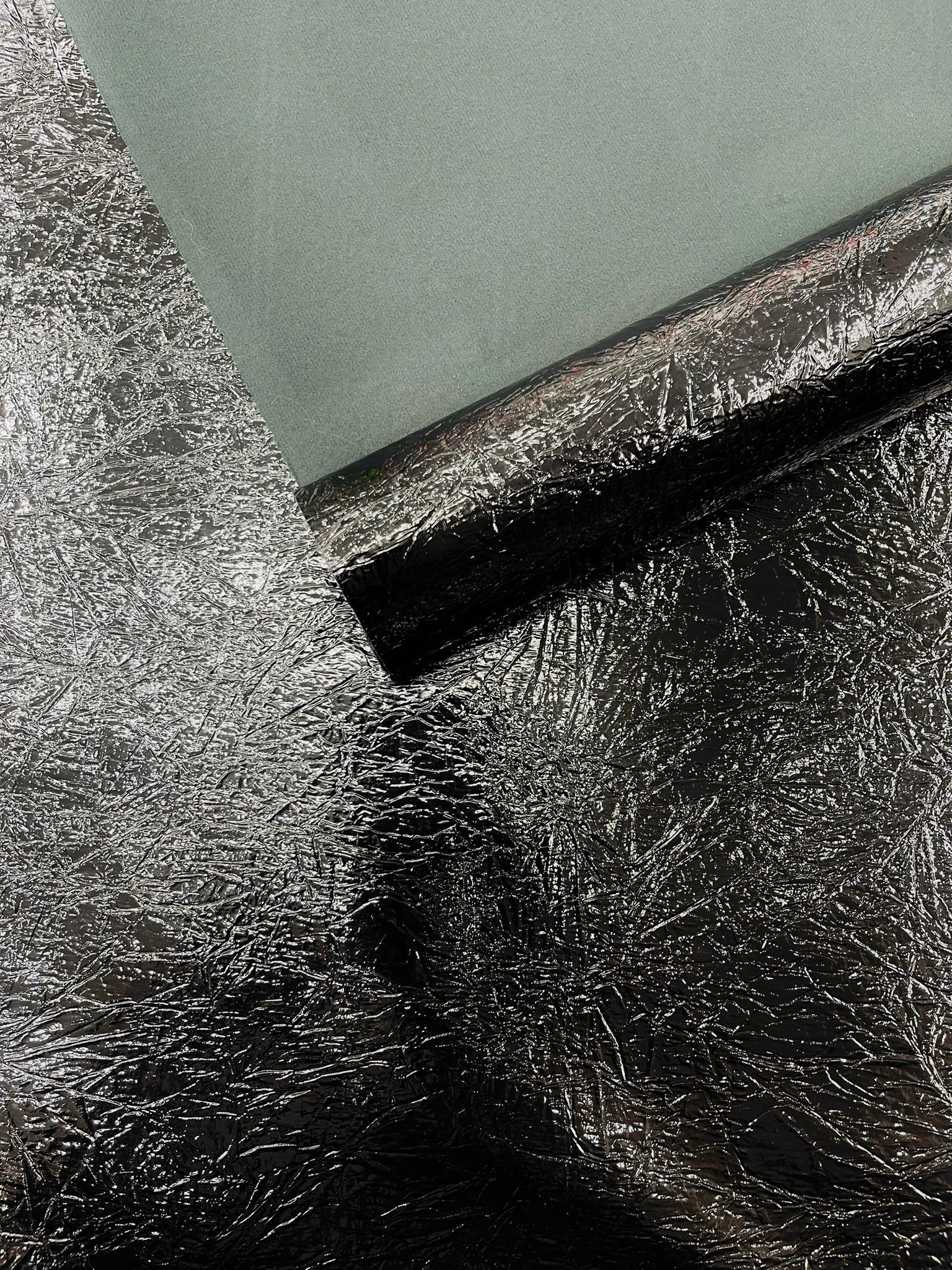 Crush Chrome Mirror Shiny Vinyl Fabric| New Creations Fabric & Foam Inc. - New Creations Fabric & Foam Inc