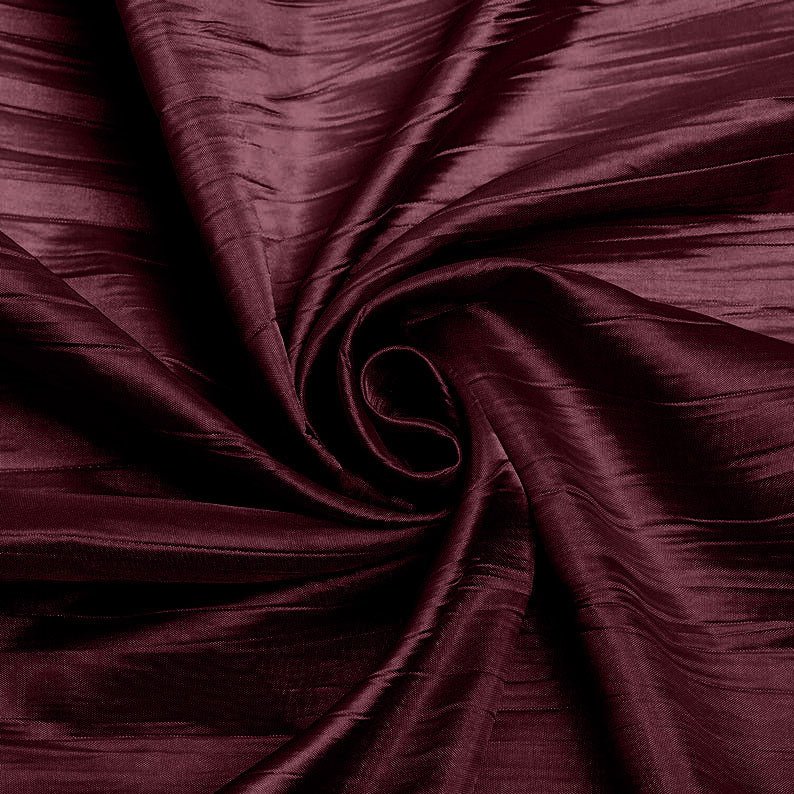 CRUSHED TAFFETA FABRIC (by the yard) - New Creations Fabric & Foam Inc