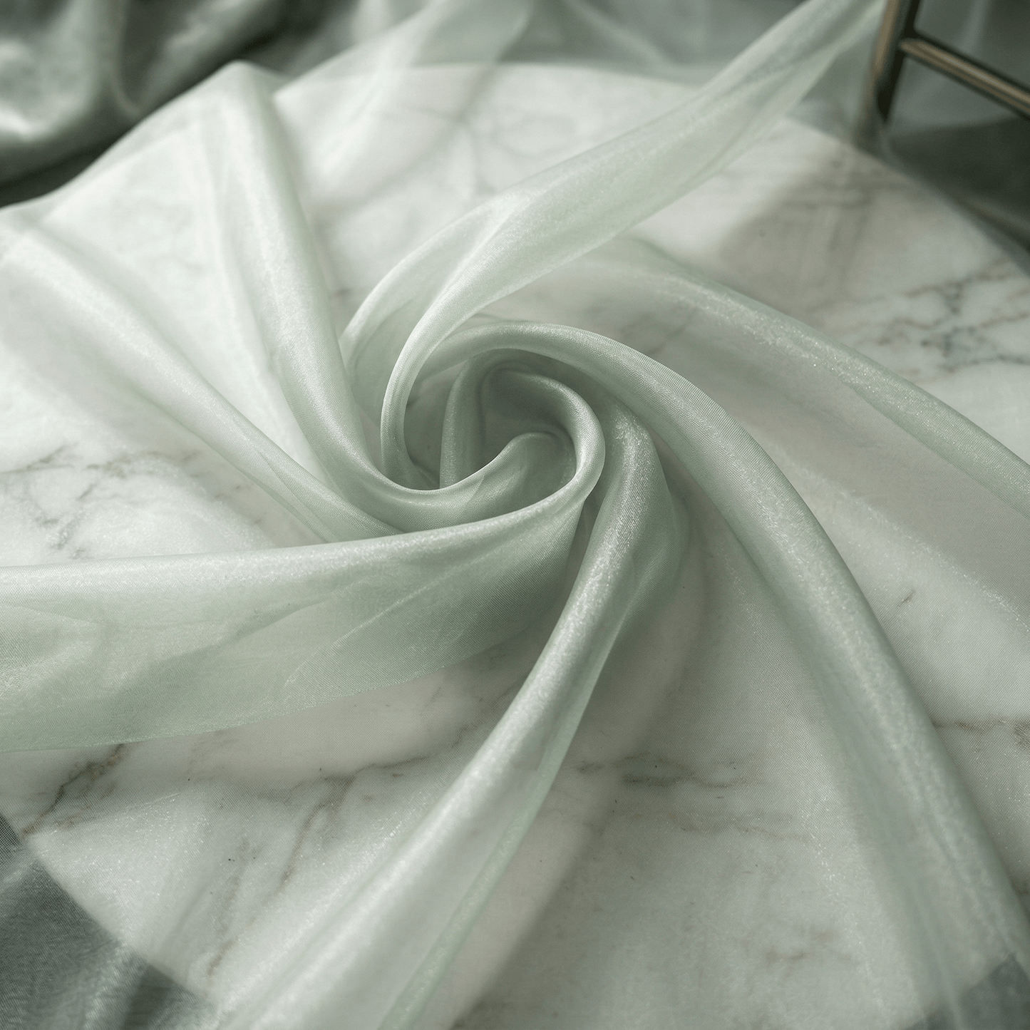 Crystal Organza Fabric by the Yard 60” Wide – Sheer Shiny Organza for Wedding Decor, Draping, Dresses, Curtains & Event Styling - New Creations Fabric & Foam Inc