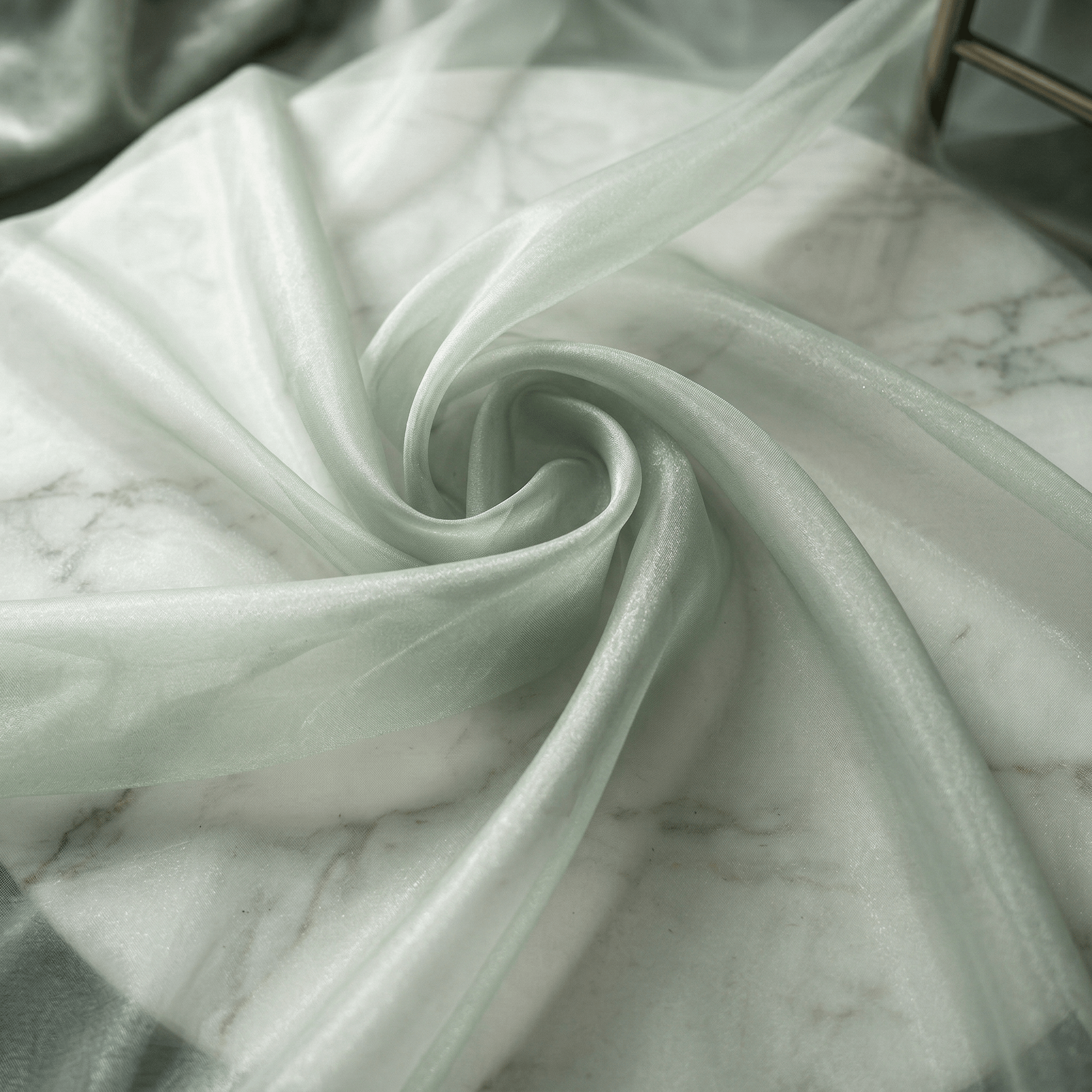 Crystal Organza Fabric by the Yard 60” Wide – Sheer Shiny Organza for Wedding Decor, Draping, Dresses, Curtains & Event Styling - New Creations Fabric & Foam Inc