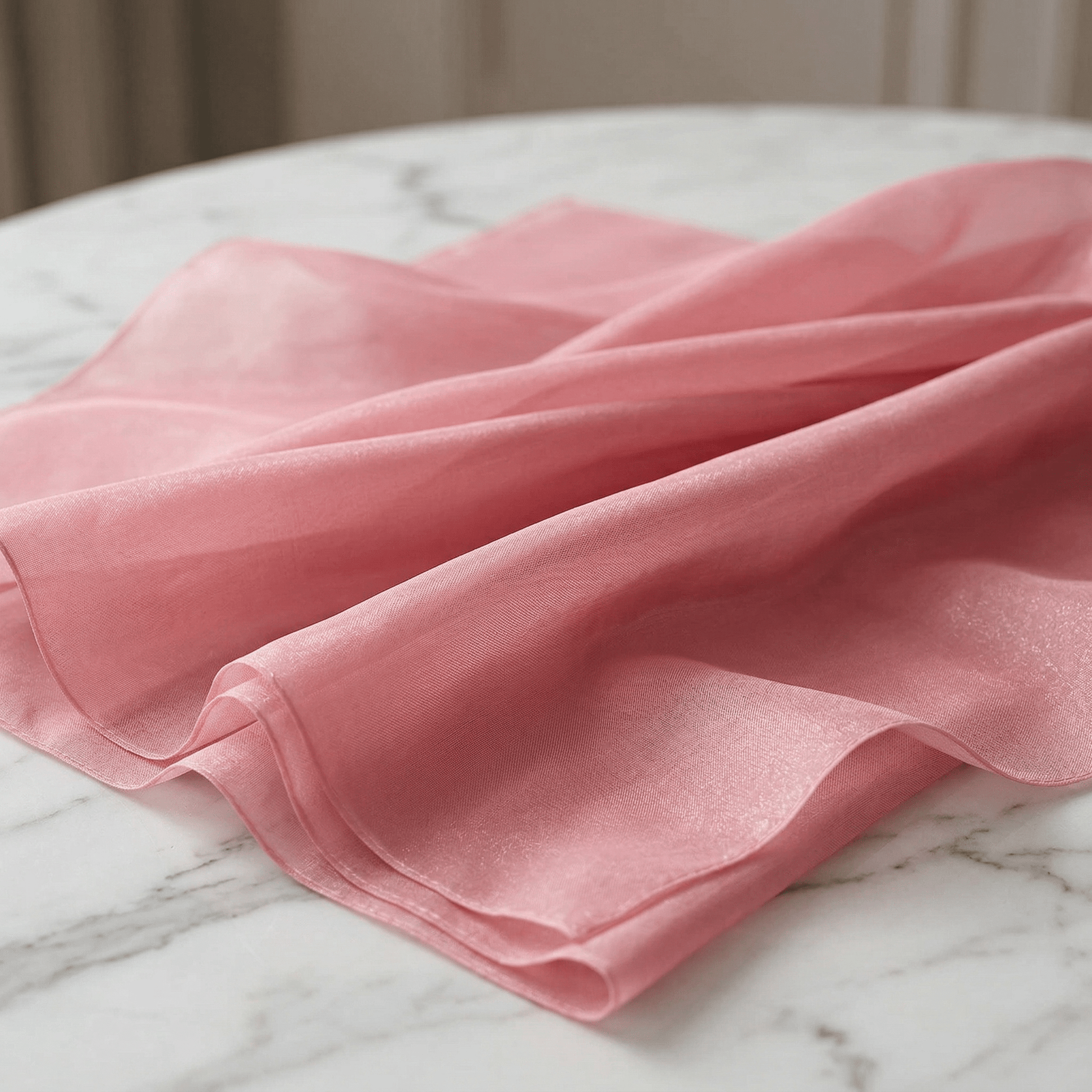 Crystal Organza Fabric by the Yard 60” Wide – Sheer Shiny Organza for Wedding Decor, Draping, Dresses, Curtains & Event Styling - New Creations Fabric & Foam Inc