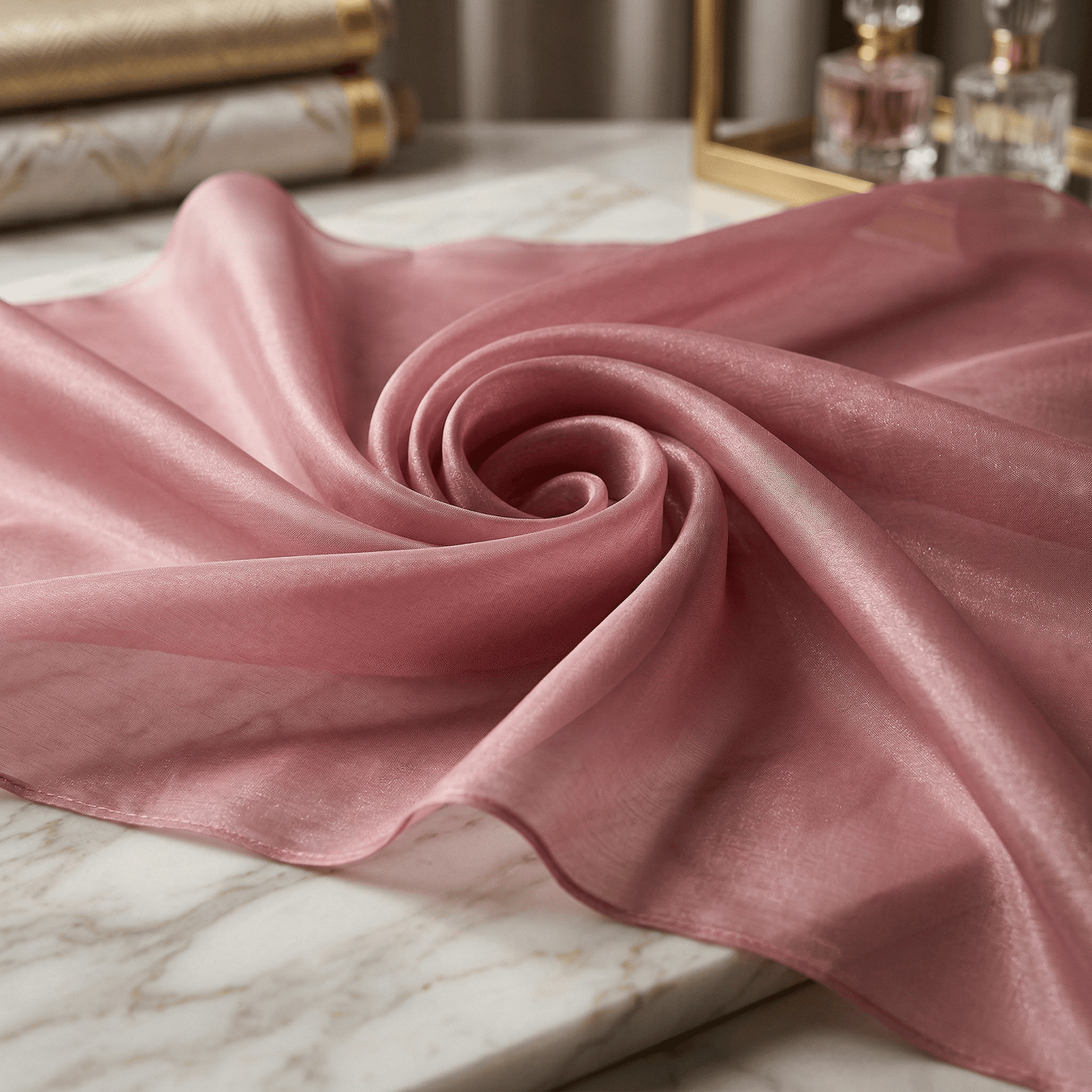 Crystal Organza Fabric by the Yard 60” Wide – Sheer Shiny Organza for Wedding Decor, Draping, Dresses, Curtains & Event Styling - New Creations Fabric & Foam Inc