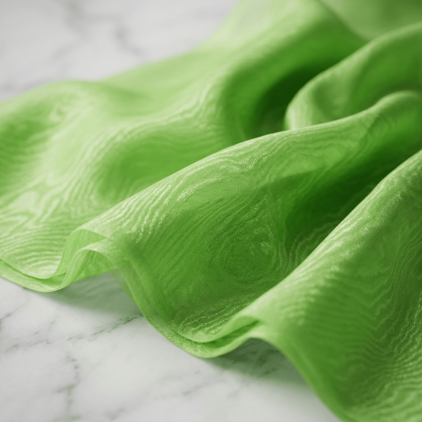 Crystal Organza Fabric by the Yard 60” Wide – Sheer Shiny Organza for Wedding Decor, Draping, Dresses, Curtains & Event Styling - New Creations Fabric & Foam Inc