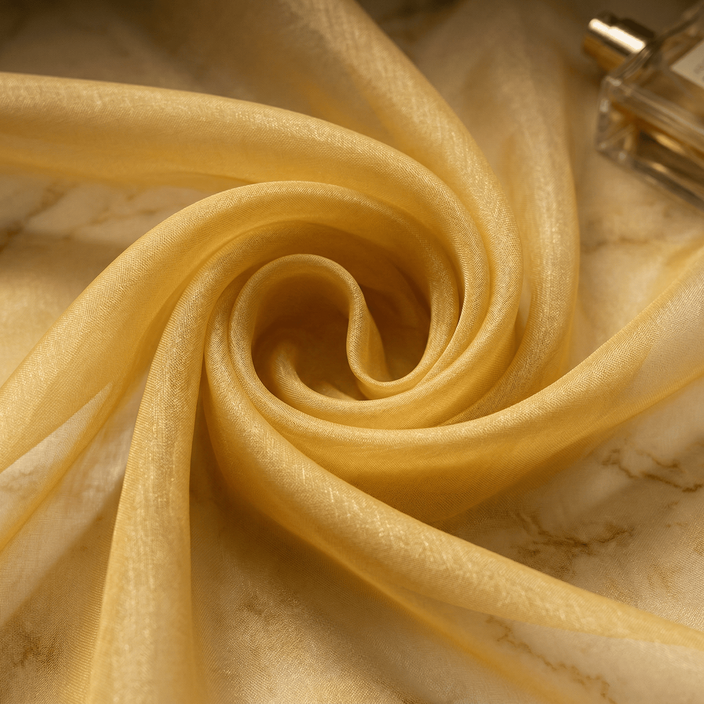 Crystal Organza Fabric by the Yard 60” Wide – Sheer Shiny Organza for Wedding Decor, Draping, Dresses, Curtains & Event Styling - New Creations Fabric & Foam Inc