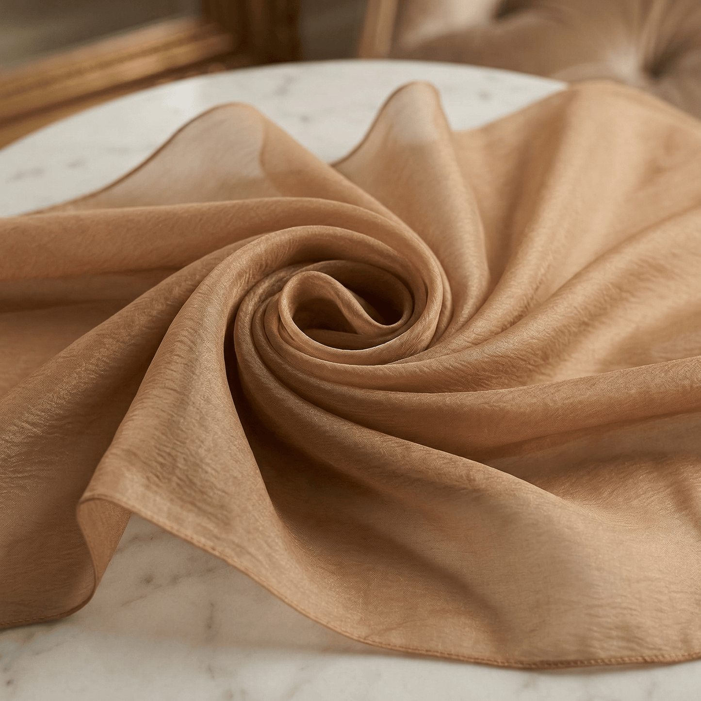 Crystal Organza Fabric by the Yard 60” Wide – Sheer Shiny Organza for Wedding Decor, Draping, Dresses, Curtains & Event Styling - New Creations Fabric & Foam Inc