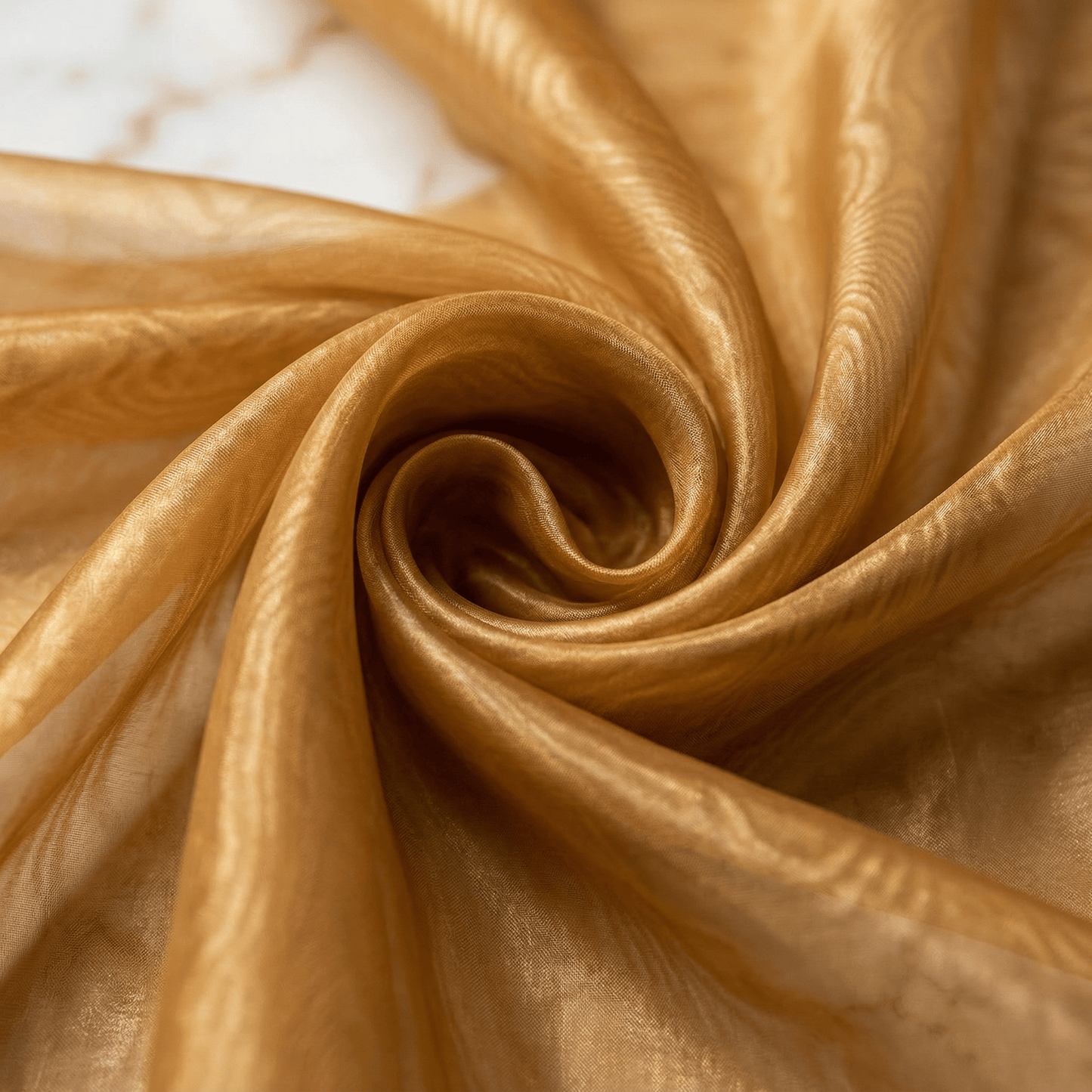 Crystal Organza Fabric by the Yard 60” Wide – Sheer Shiny Organza for Wedding Decor, Draping, Dresses, Curtains & Event Styling - New Creations Fabric & Foam Inc