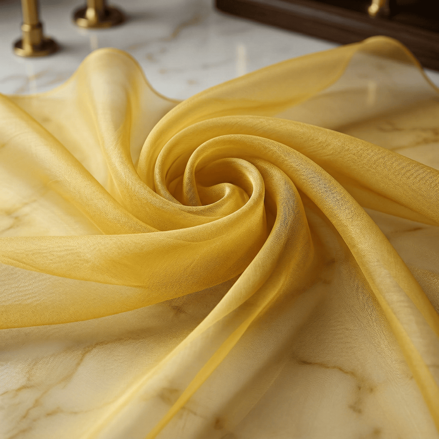 Crystal Organza Fabric by the Yard 60” Wide – Sheer Shiny Organza for Wedding Decor, Draping, Dresses, Curtains & Event Styling - New Creations Fabric & Foam Inc