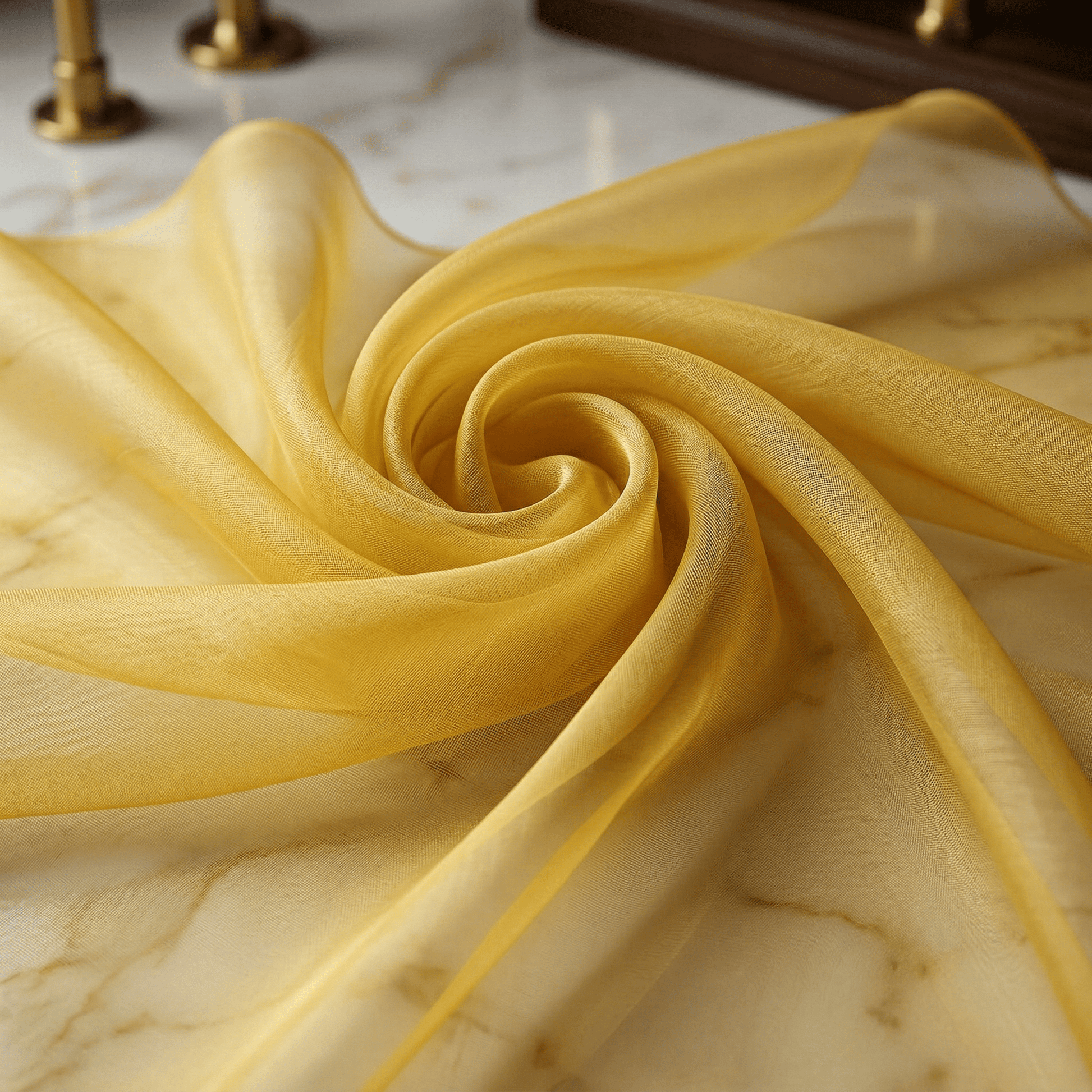 Crystal Organza Fabric by the Yard 60” Wide – Sheer Shiny Organza for Wedding Decor, Draping, Dresses, Curtains & Event Styling - New Creations Fabric & Foam Inc