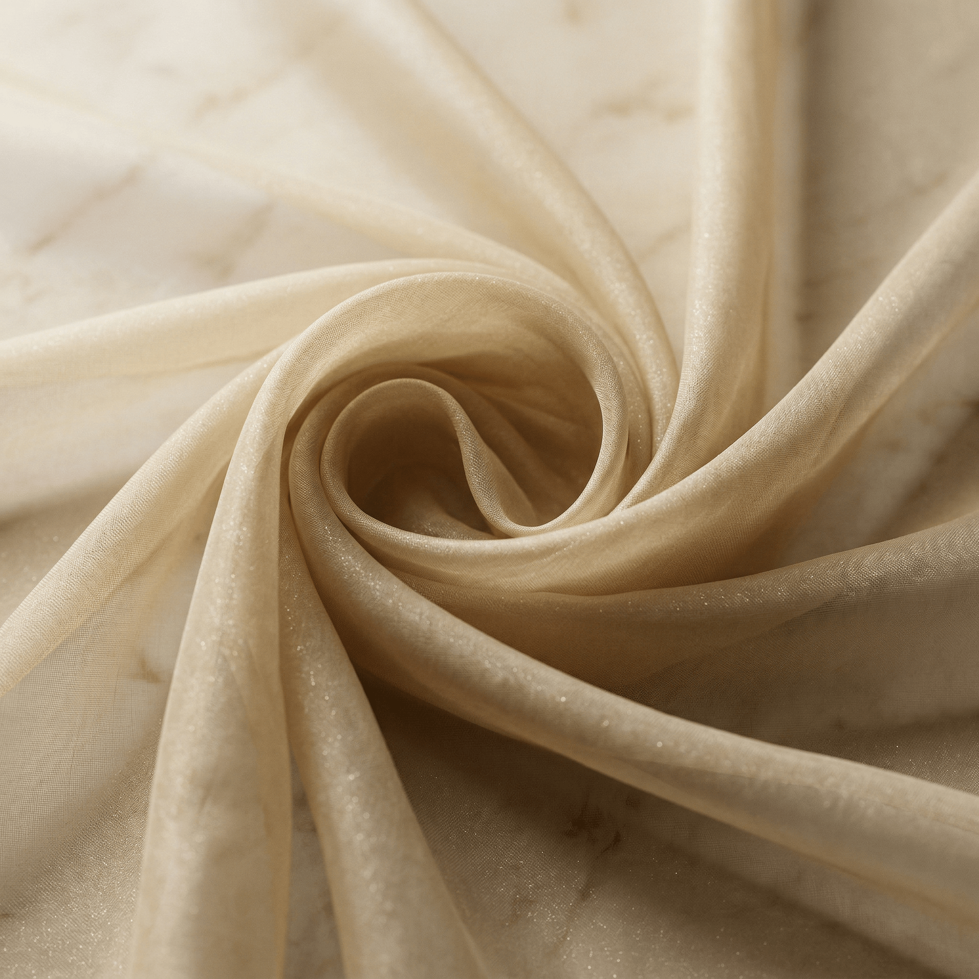 Crystal Organza Fabric by the Yard 60” Wide – Sheer Shiny Organza for Wedding Decor, Draping, Dresses, Curtains & Event Styling - New Creations Fabric & Foam Inc