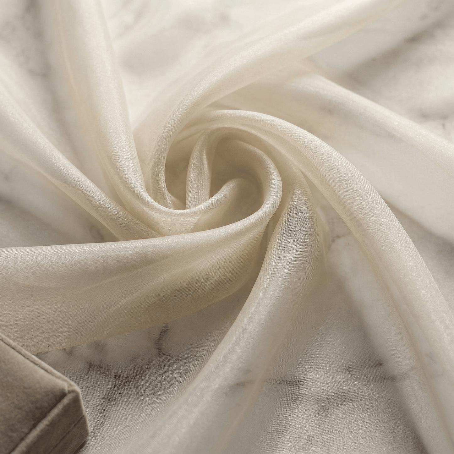 Crystal Organza Fabric by the Yard 60” Wide – Sheer Shiny Organza for Wedding Decor, Draping, Dresses, Curtains & Event Styling - New Creations Fabric & Foam Inc