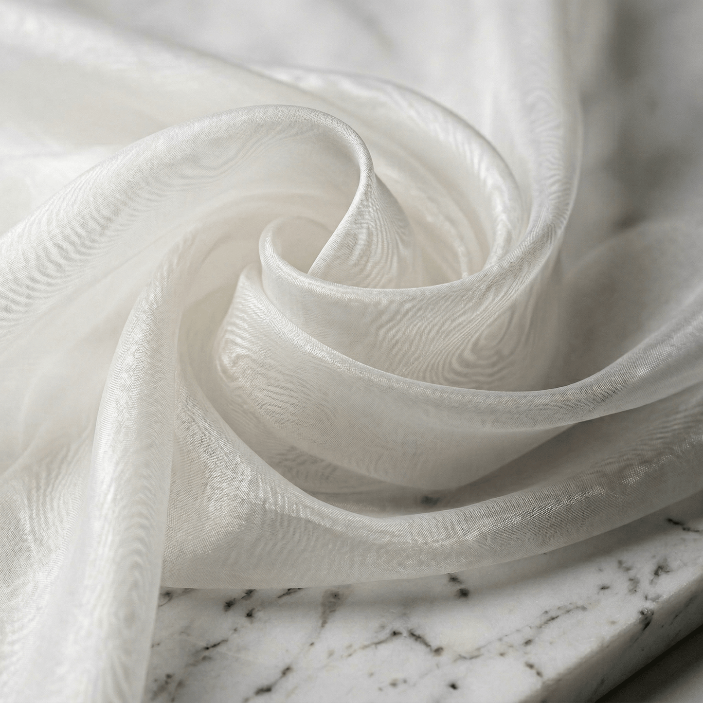 Crystal Organza Fabric by the Yard 60” Wide – Sheer Shiny Organza for Wedding Decor, Draping, Dresses, Curtains & Event Styling - New Creations Fabric & Foam Inc